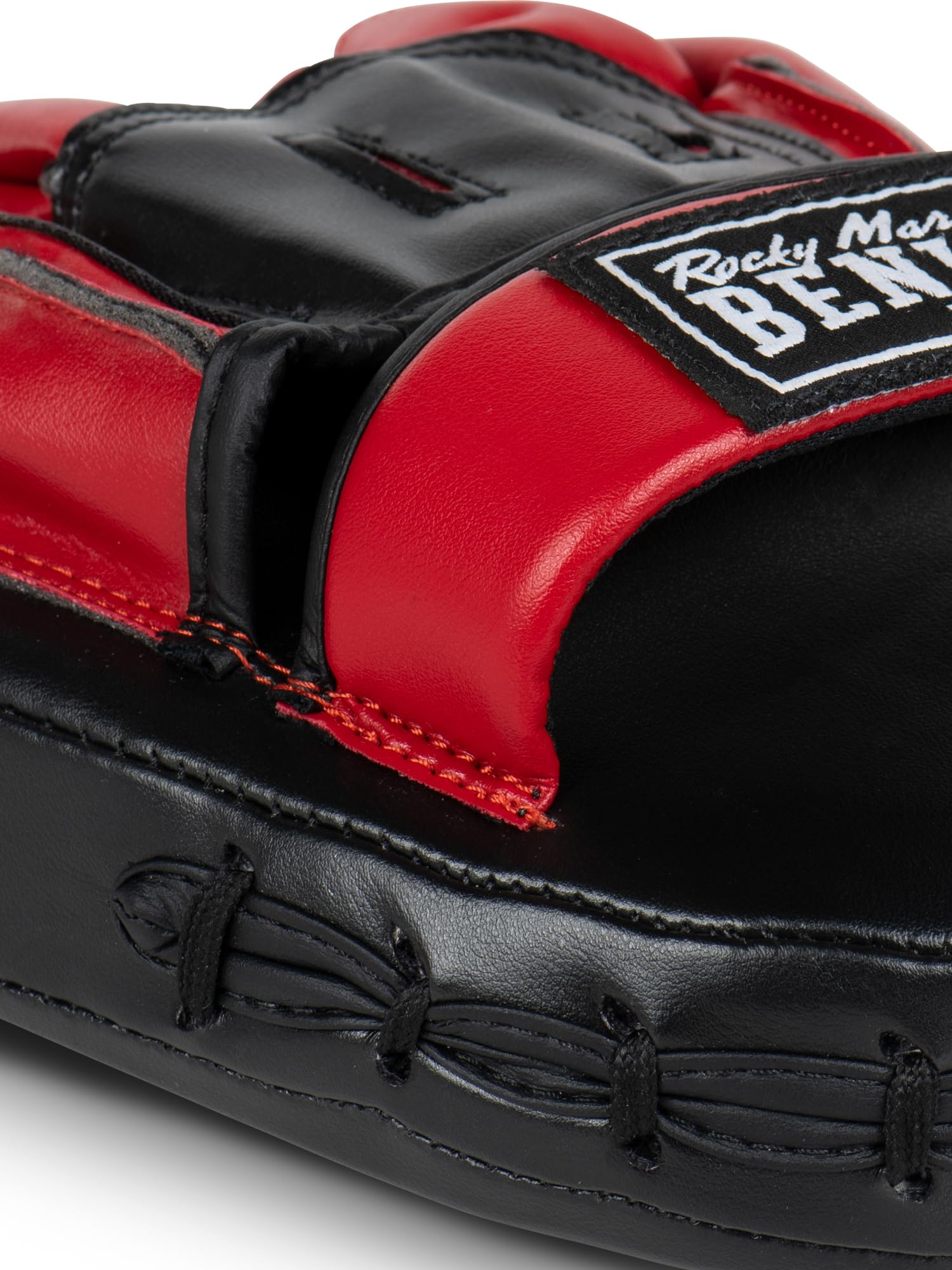 BenLee Punch Mittens Faux Leather Dewey One Size Black/Red