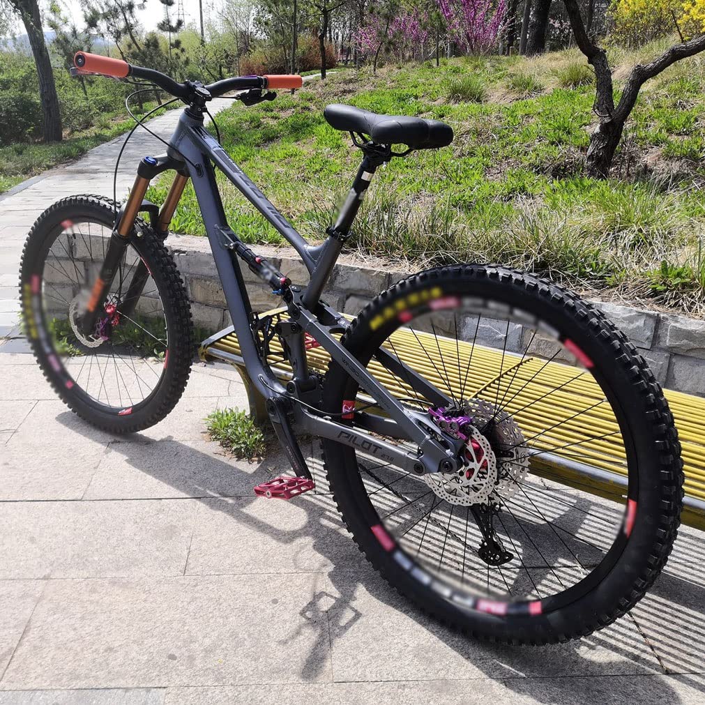 HIMALO Suspension Frame 26er 27.5er 29er Mountain Bike Frame 16.5''/18'' DH/XC/AM Bike Frame Aluminium Alloy Disc Brake Frame Thru Axle 12 * 148mm Boost(Dark Grey,27.5 * 16.5'')