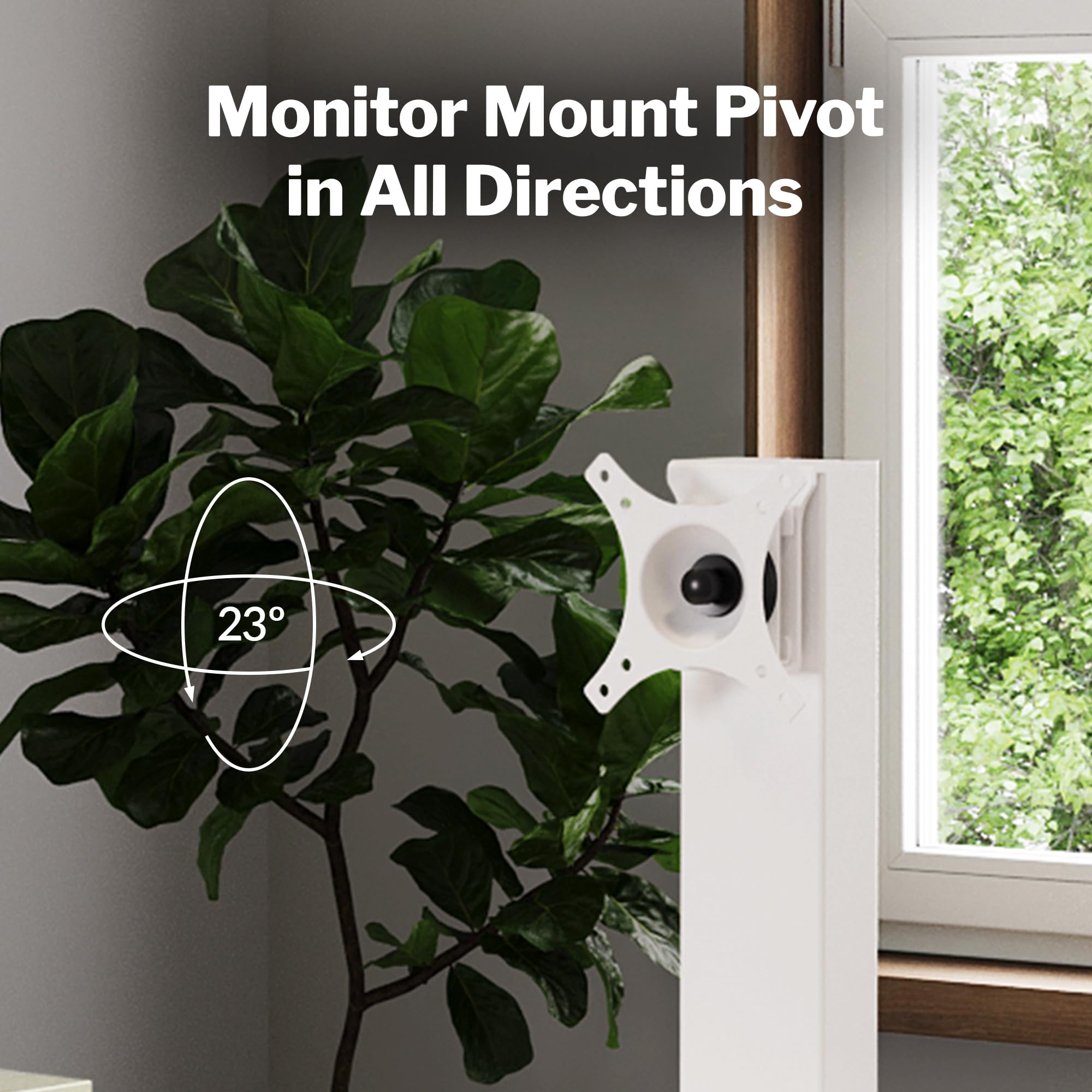 Vari VariDesk Premier Electric Converter - Standing Desk Height Adjustable Riser - Stand Up Converter for Home Office — view 6