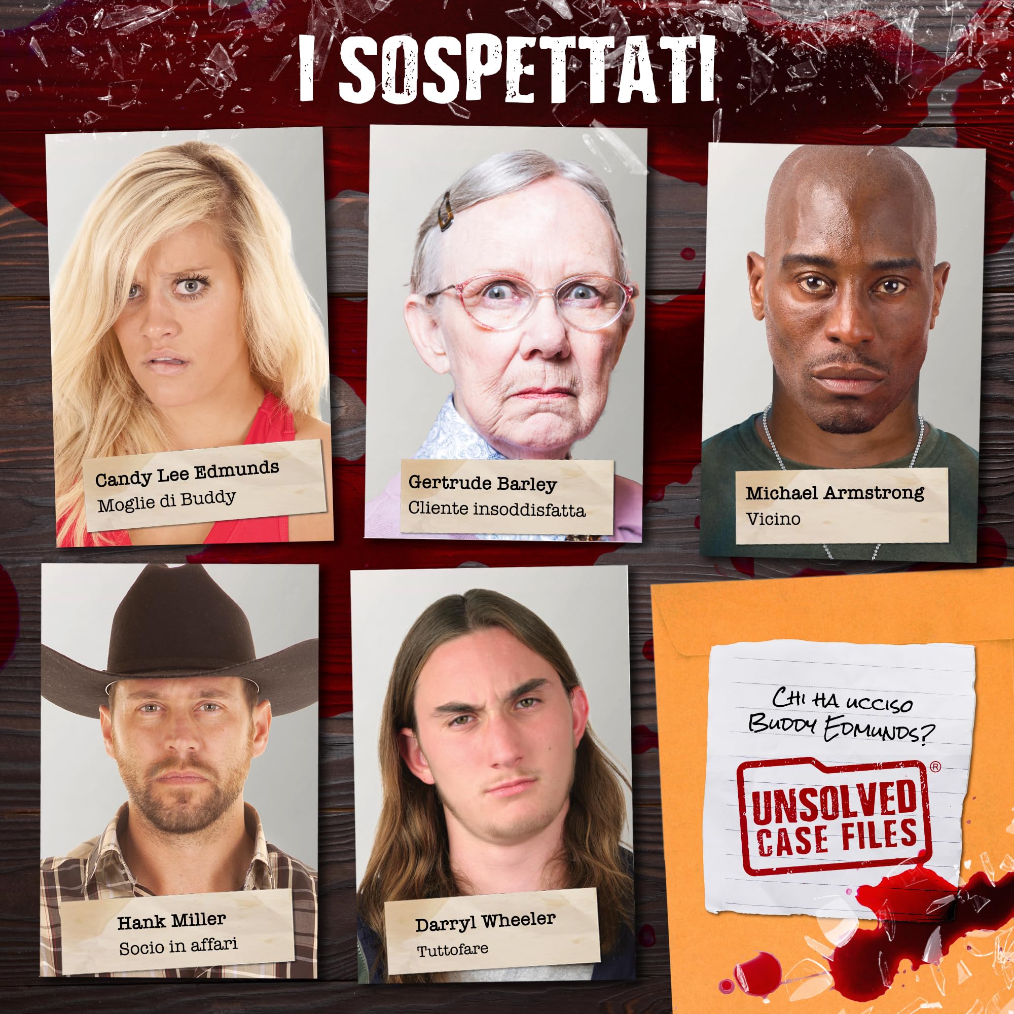 UNSOLVED CASE FILES: Un gioco per indagare su misteriosi casi irrisolti: Chi ha ucciso Buddy Edmunds? Riuscirai a risolvere questo caso?