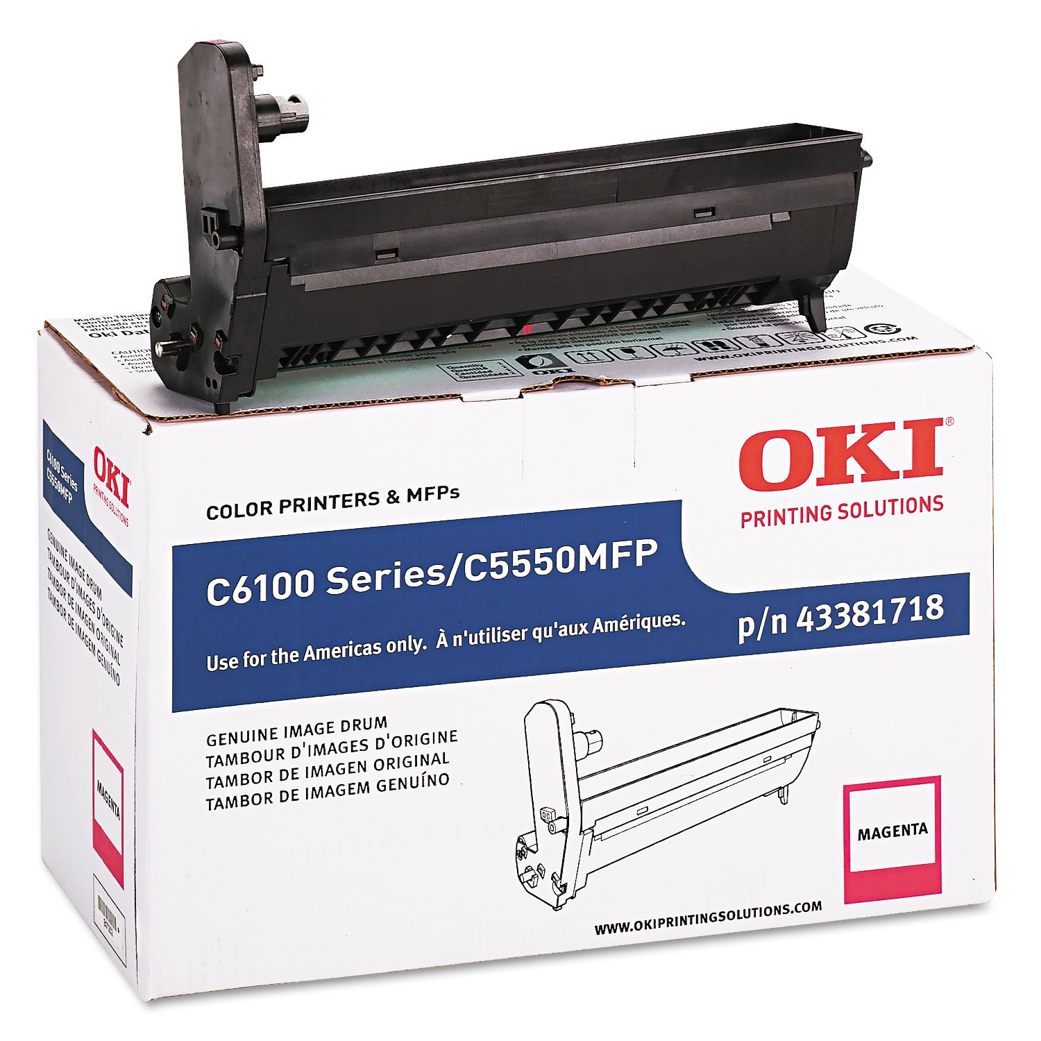 Amazon.co.jp: oki43381718 – OKIマゼンタイメージドラムキットfor