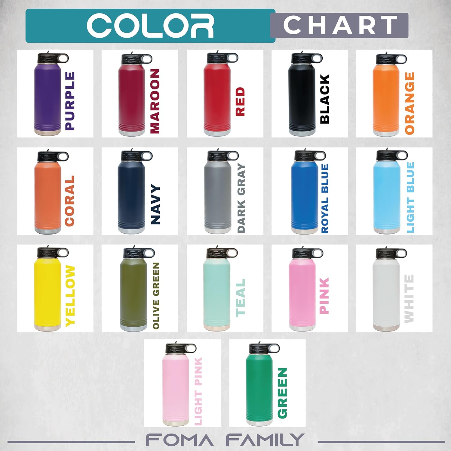 Next Day Shipping, Personalized Laser Engraved 12 20 32 40 oz Water Bottle with Name, Stainless Steel Double Wall Vacuum Insulated with Lid and Straw Custom Water Bottle (Name) - Image 4