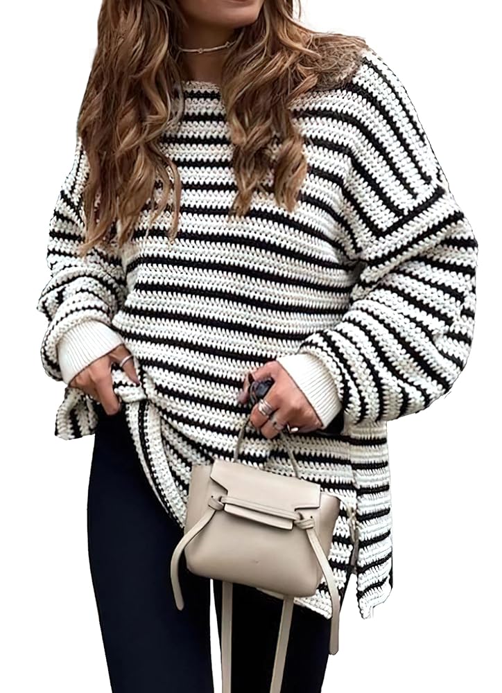 KIRUNDO Women's 2025 Fall Winter Oversized Long Sleeve