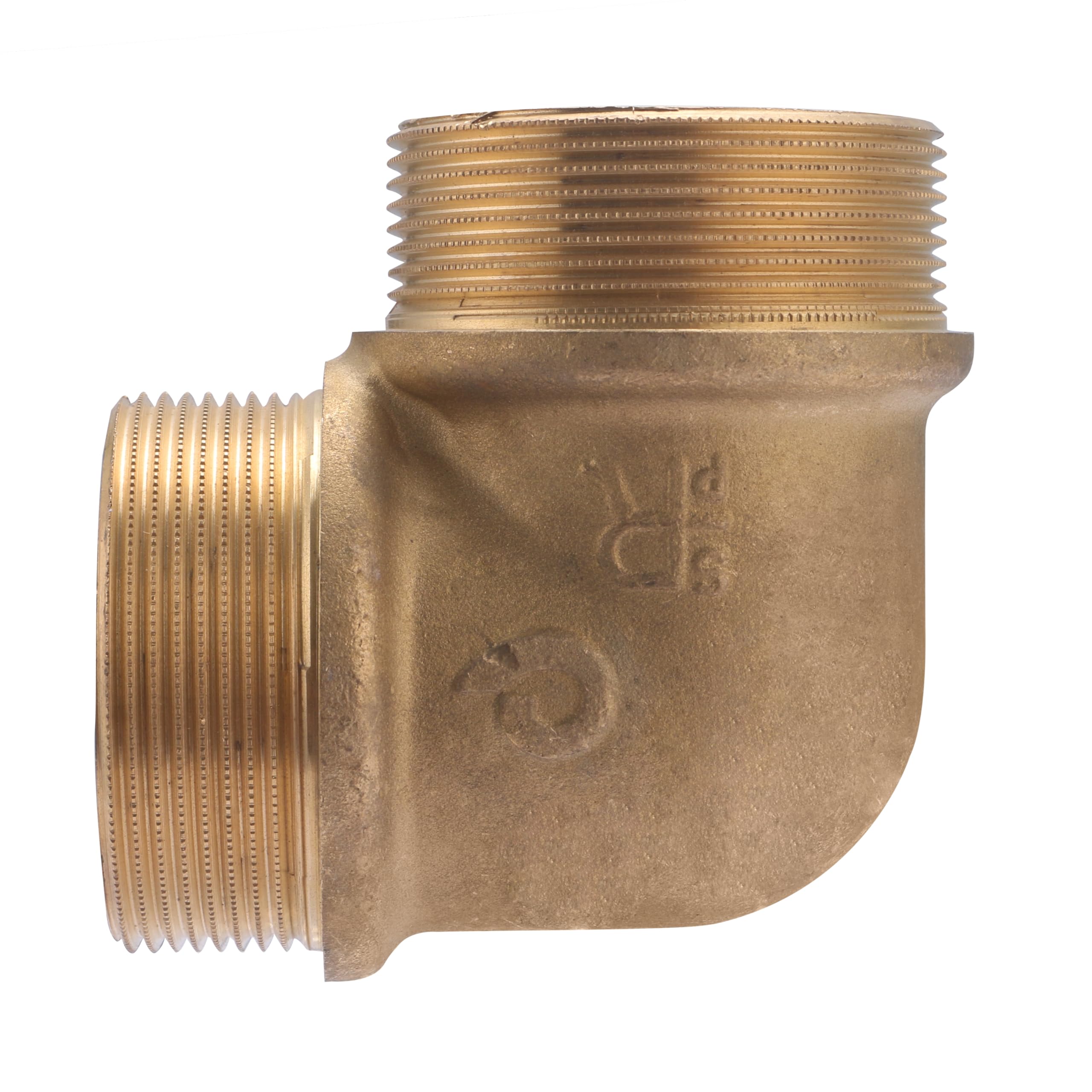 Gomito in ottone maschio uguale 2' | Per deviazioni in impianti idraulici e riscaldamento | Connessione resistente, precisa e durevole | QUICK PLOMBERIE