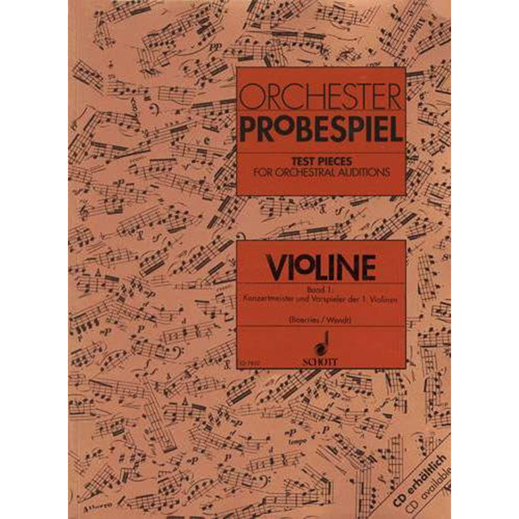 TEST PIECES ORCH AUDITIONS VIOLIN VOL1 VIOLIN I PARTS (LEADER)