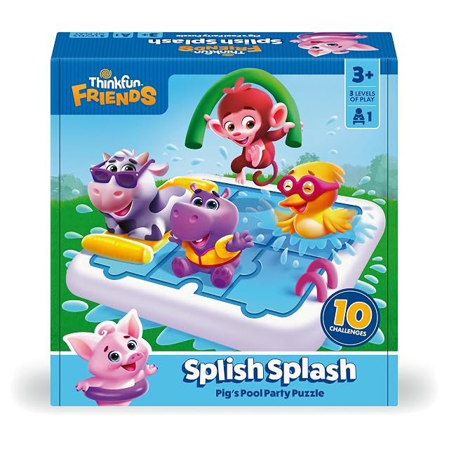 Foto 5 de 7 de ThinkFun Friends Splish Splash Game - Niños y niñas a partir de 3 años