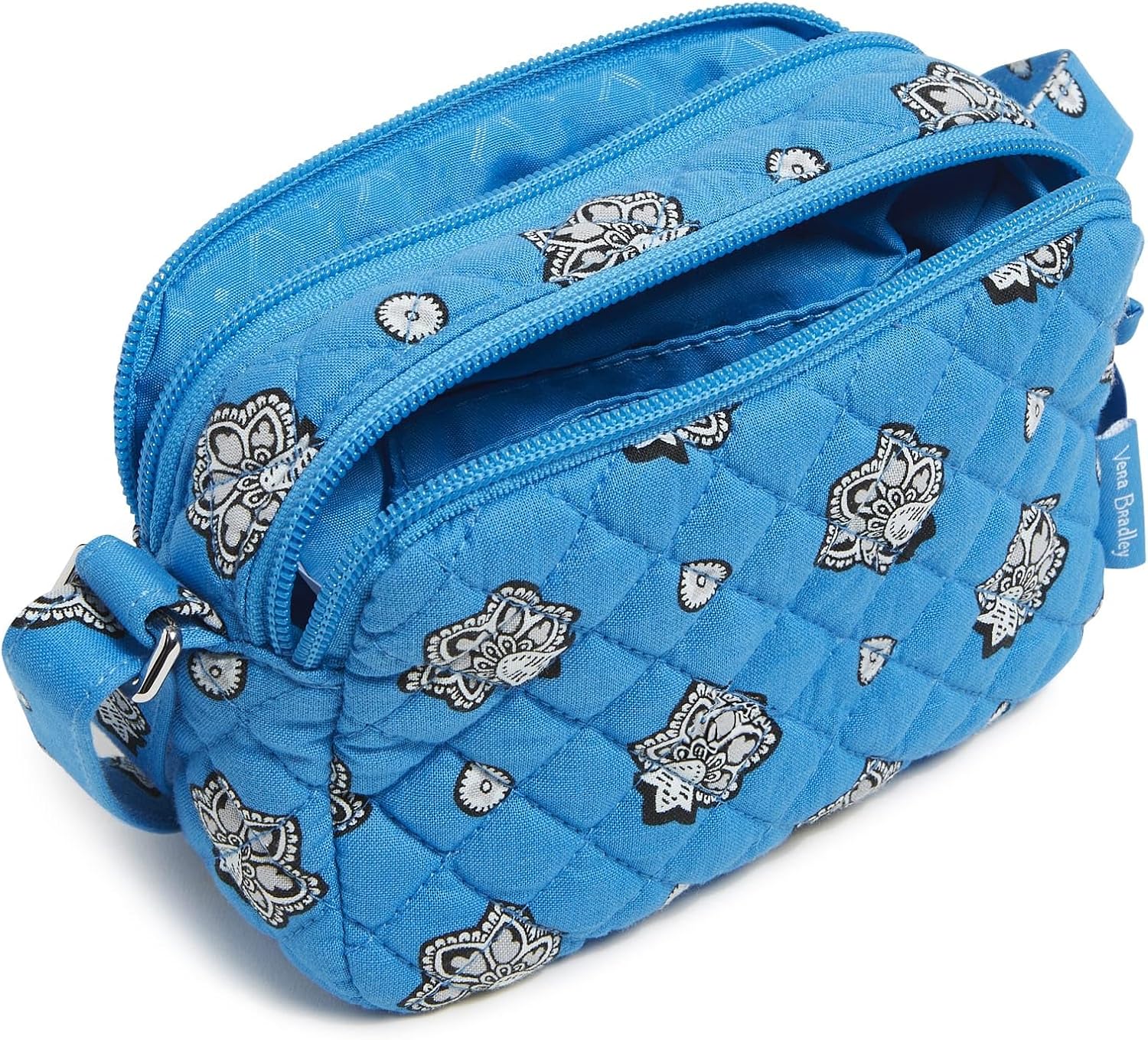 Vera Bradley Womens Premium Cotton Small Stadium Crossbody Bag image 2