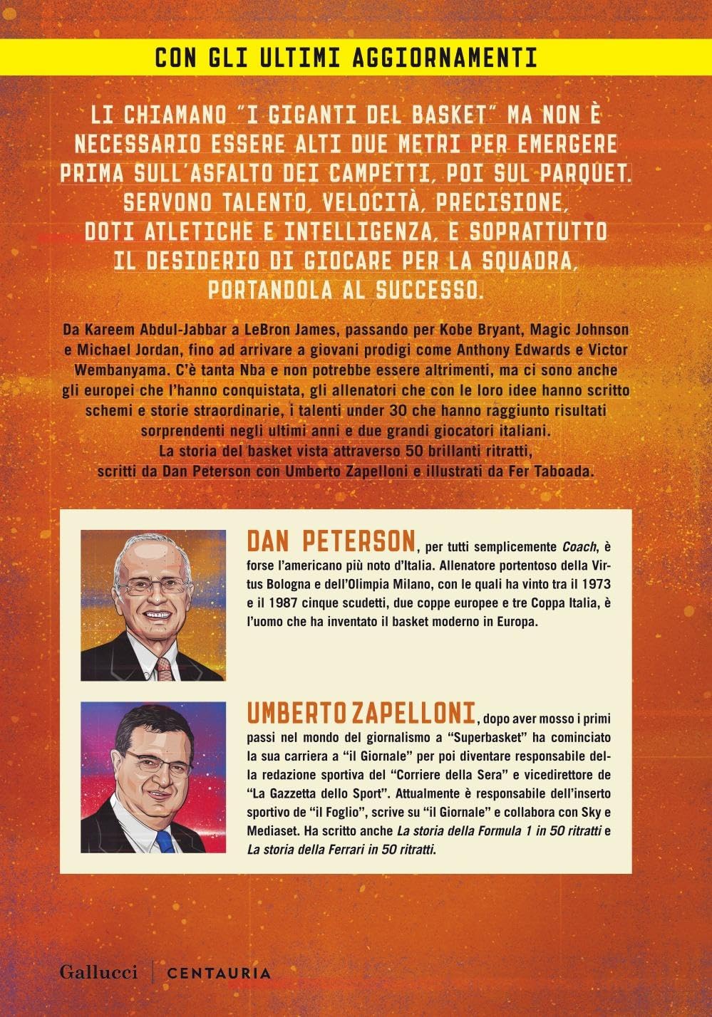 La storia del basket in 50 ritratti