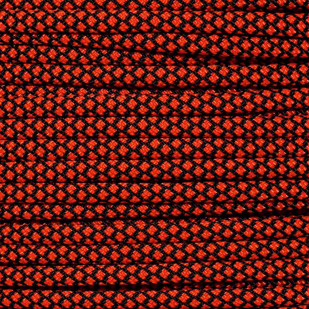 PARACORD PLANET 550 Type III 7 Strand Paracord – 100% Nylon Core – 550-Pound Tensile Strength - Utility Cord – Tie-Downs, Camping, Crafting, Survival (Neon Orange, 25 Feet)