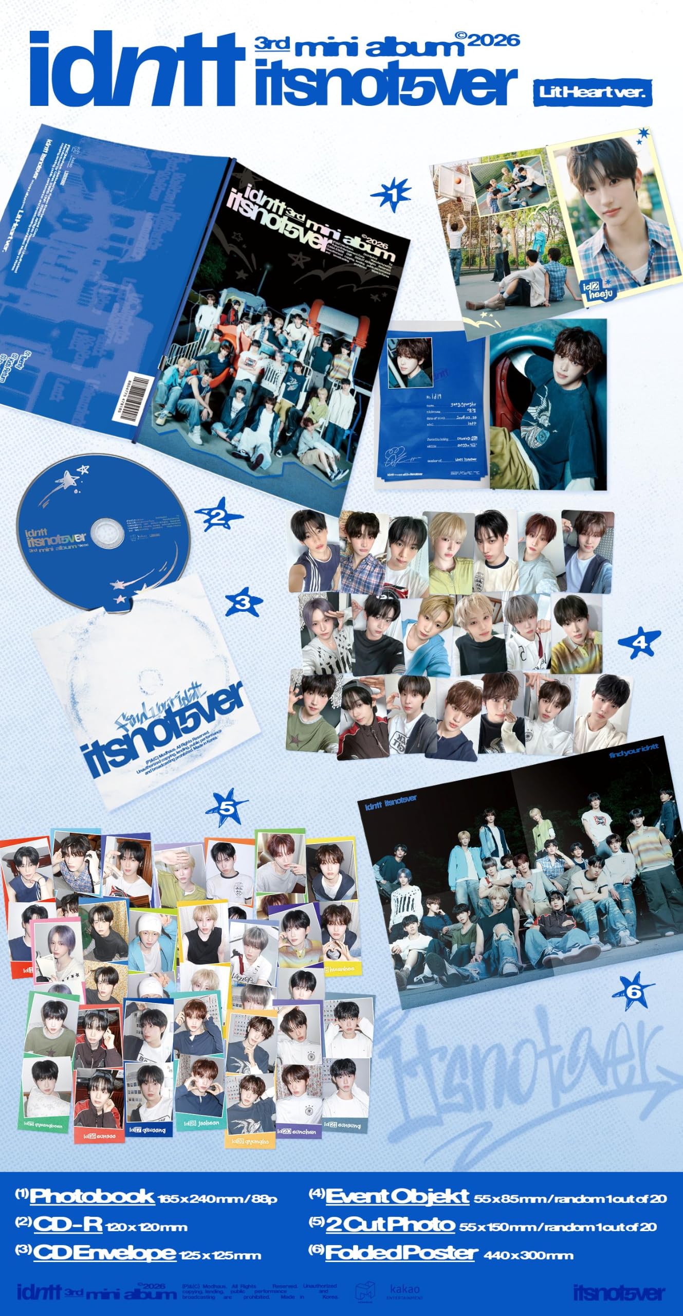Set di 4 versioni: 2 standard + 1 album Wappen + 1 album musicale Objekt)