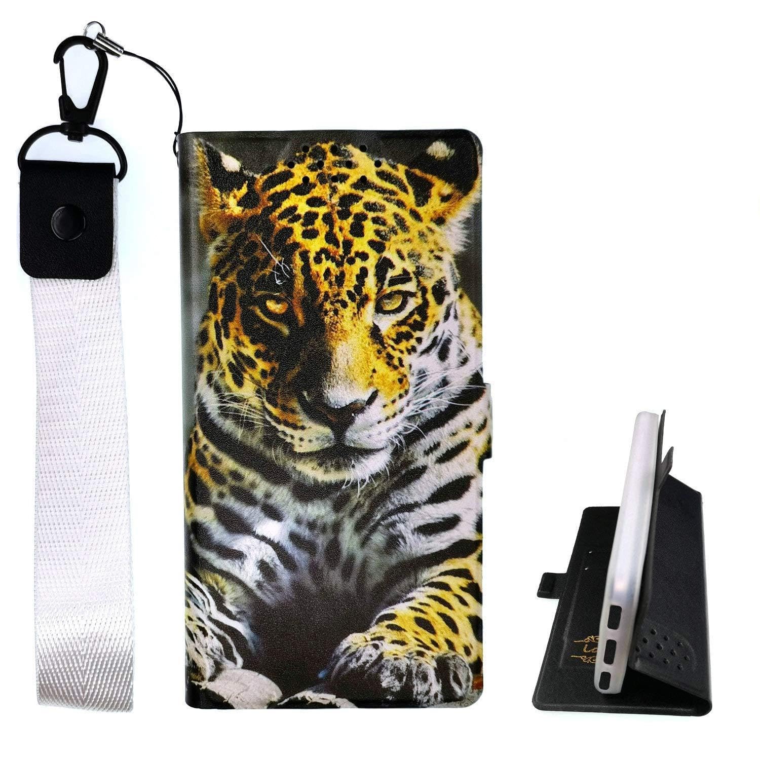 Torre Stand Portafoglio TPU Silicone in Pelle Cellulare Caso per LG