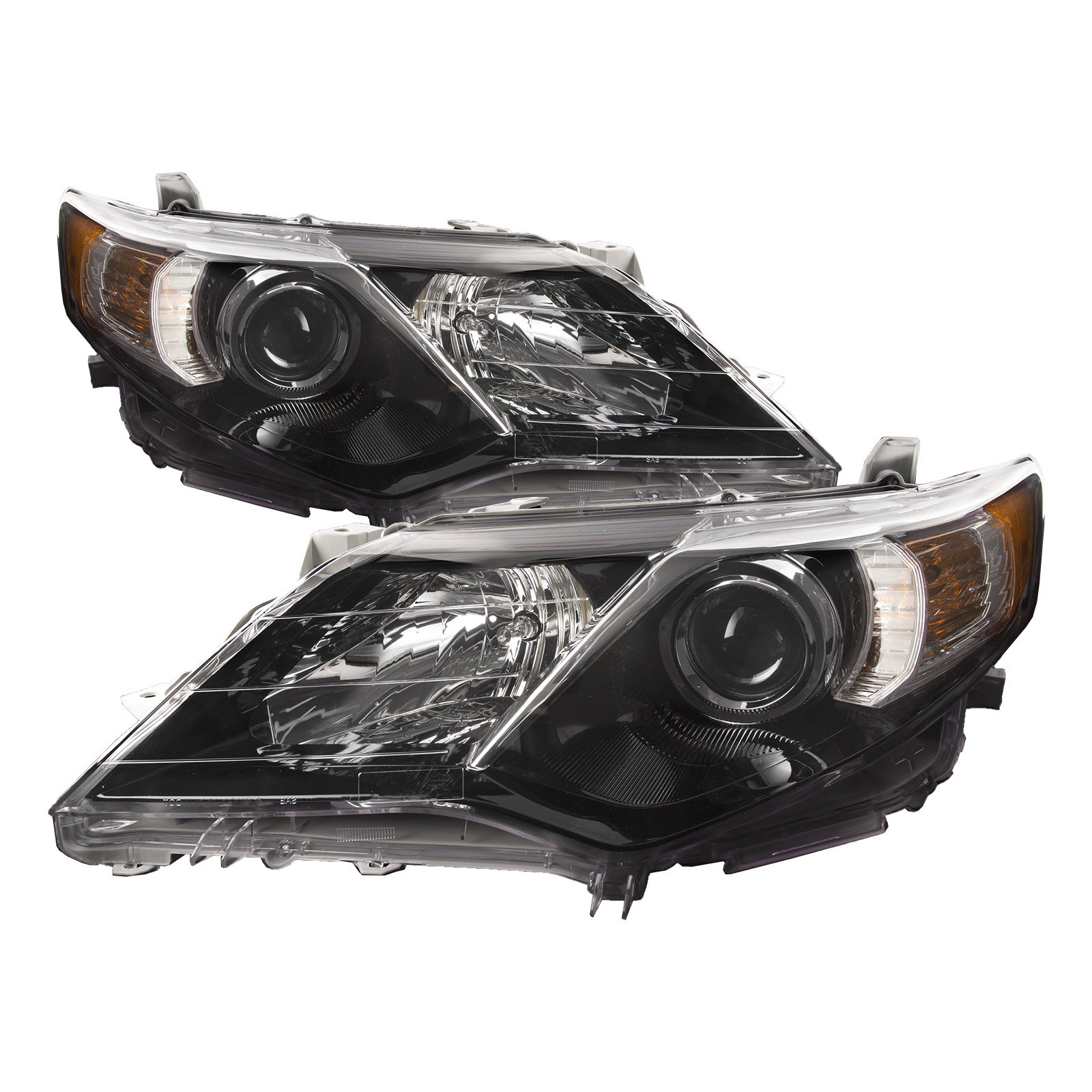 HEADLIGHTSDEPOTCompatible with Toyota Camry SE Halogen Headlights Headlights Set New Pair