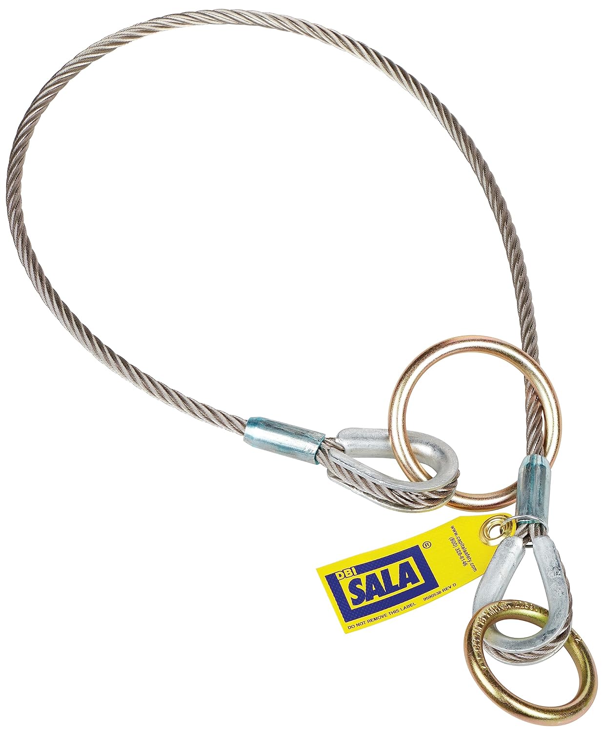3M DBI-SALA Cable Tie-Off Adaptor 5900571, 1 EA, Fall Protection