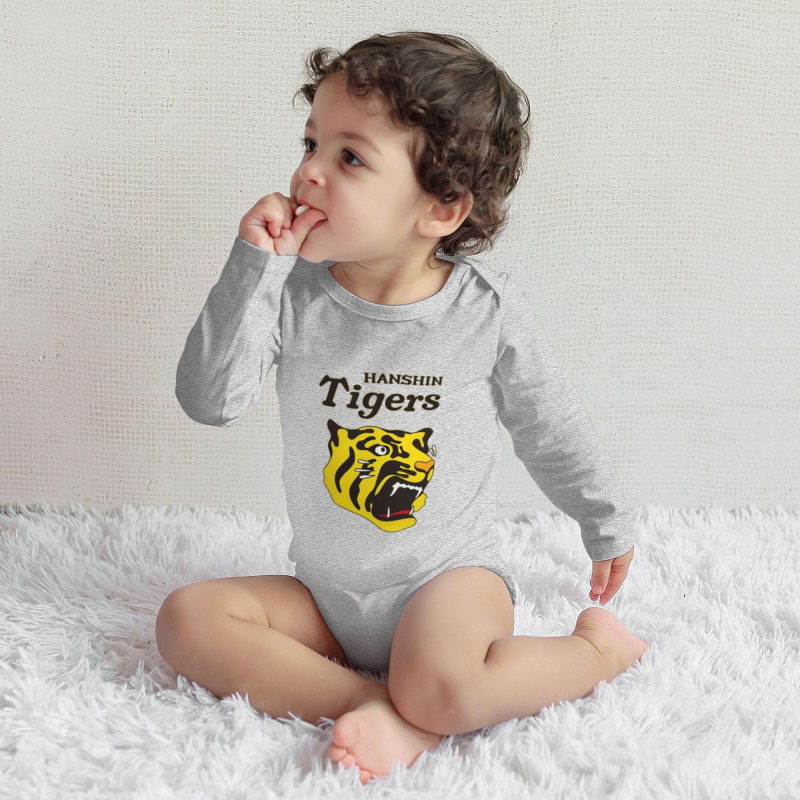 Amazon.co.jp: 阪神タイガース ロンパース 長袖 赤ちゃん 肌着