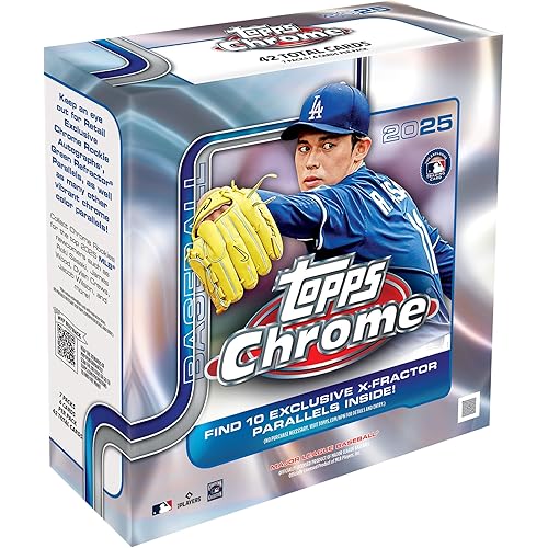2025 Topps Chrome Baseball - Factory Sealed - Mega Box