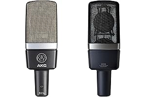 AKG Pro Audio C214 Professional Condenser Microphone for Studio Recording