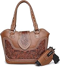 Montana West Western Tote Bag for Women Tooled Shoulder Bag Ladies Purses and Handbags