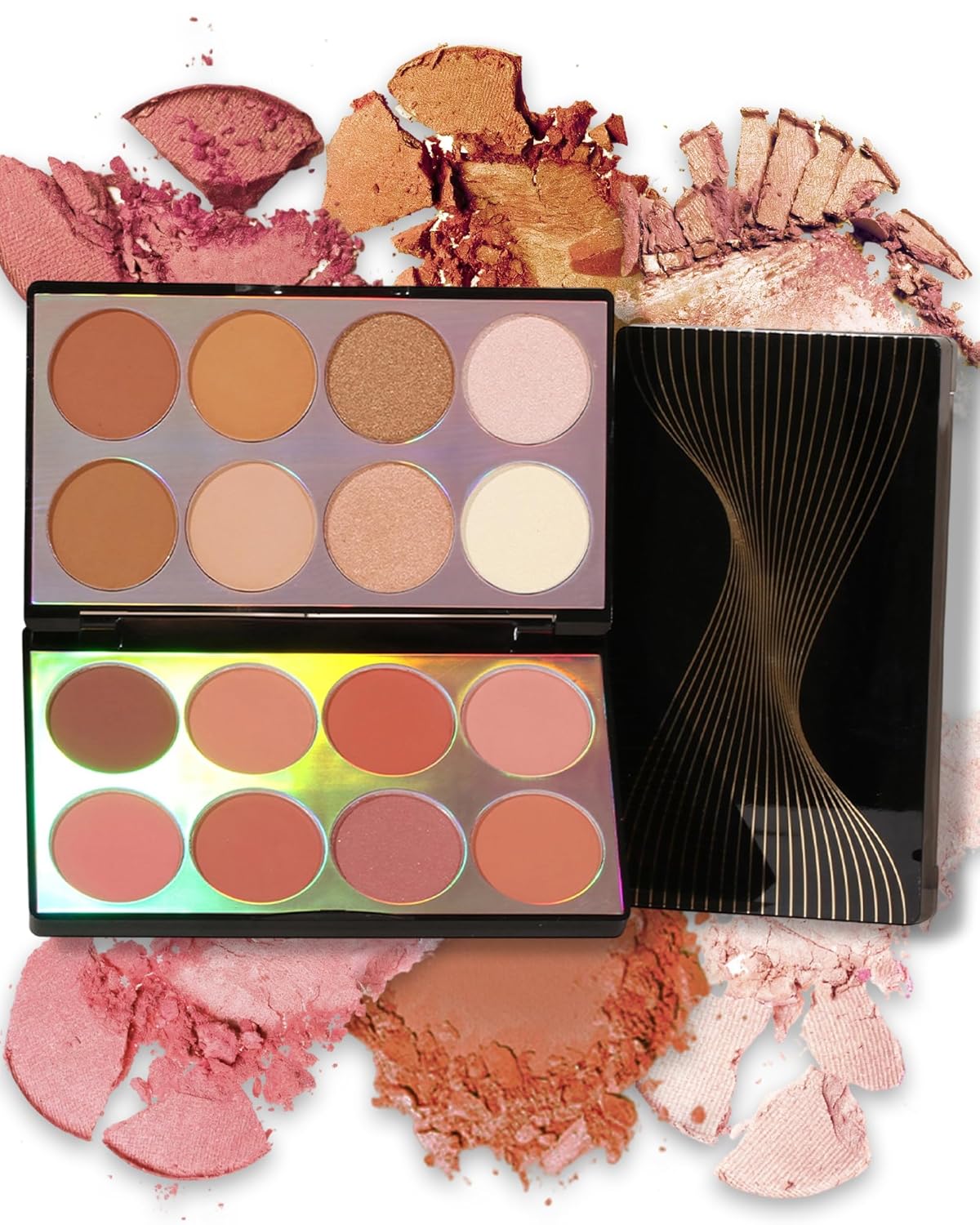16 Colors Contour Palette,Blush Highlighter Bronzer Powder All in one Makeup Palettes,Blendable Matte Shimmer Illuminator Palette for Sculpting the Face and Create a Glowing Look Makeup 16 Colors Contour Palette,Blush Highlighter Bronzer Powder All in one Makeup Palettes,Blendable Matte Shimmer Illuminator Palette for Sculpting the Face and Create a Glowing Look Makeup