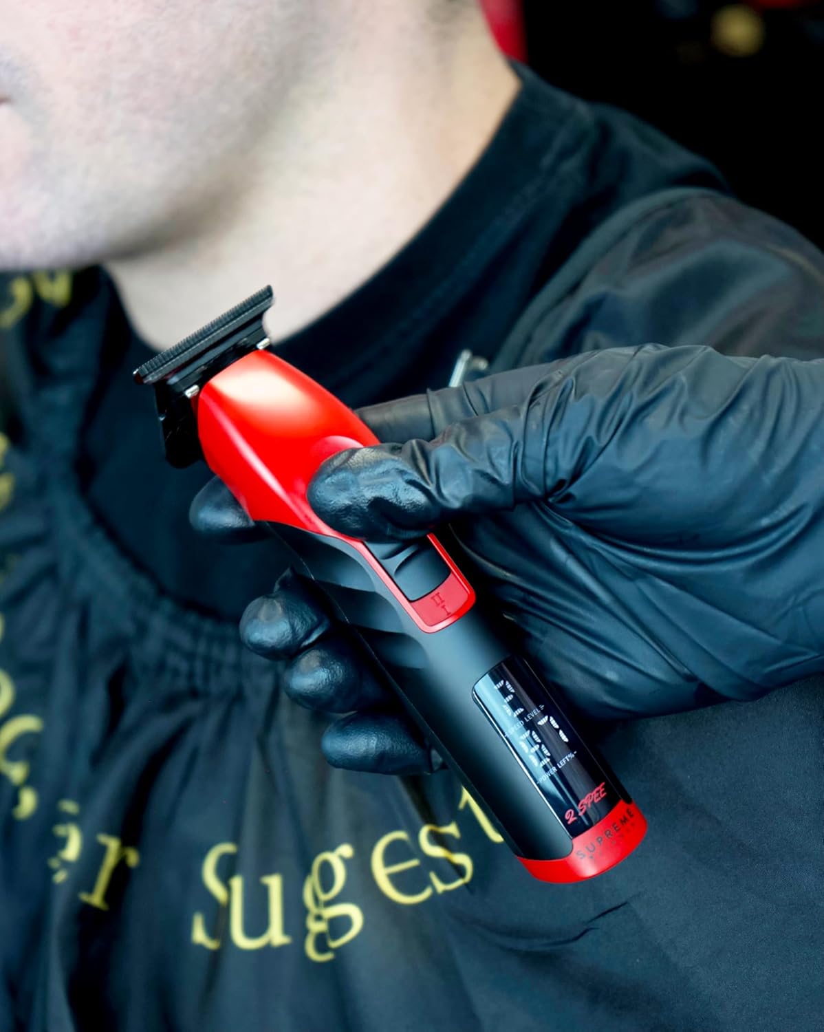 Supreme Trimmer 3-in-1 Barber Bundle | 2Spee Clipper, 2Spee Trimmer & Crunch Foil Shaver | Professional Beard Trimmer Men’s Hair Clipper Kit | Black