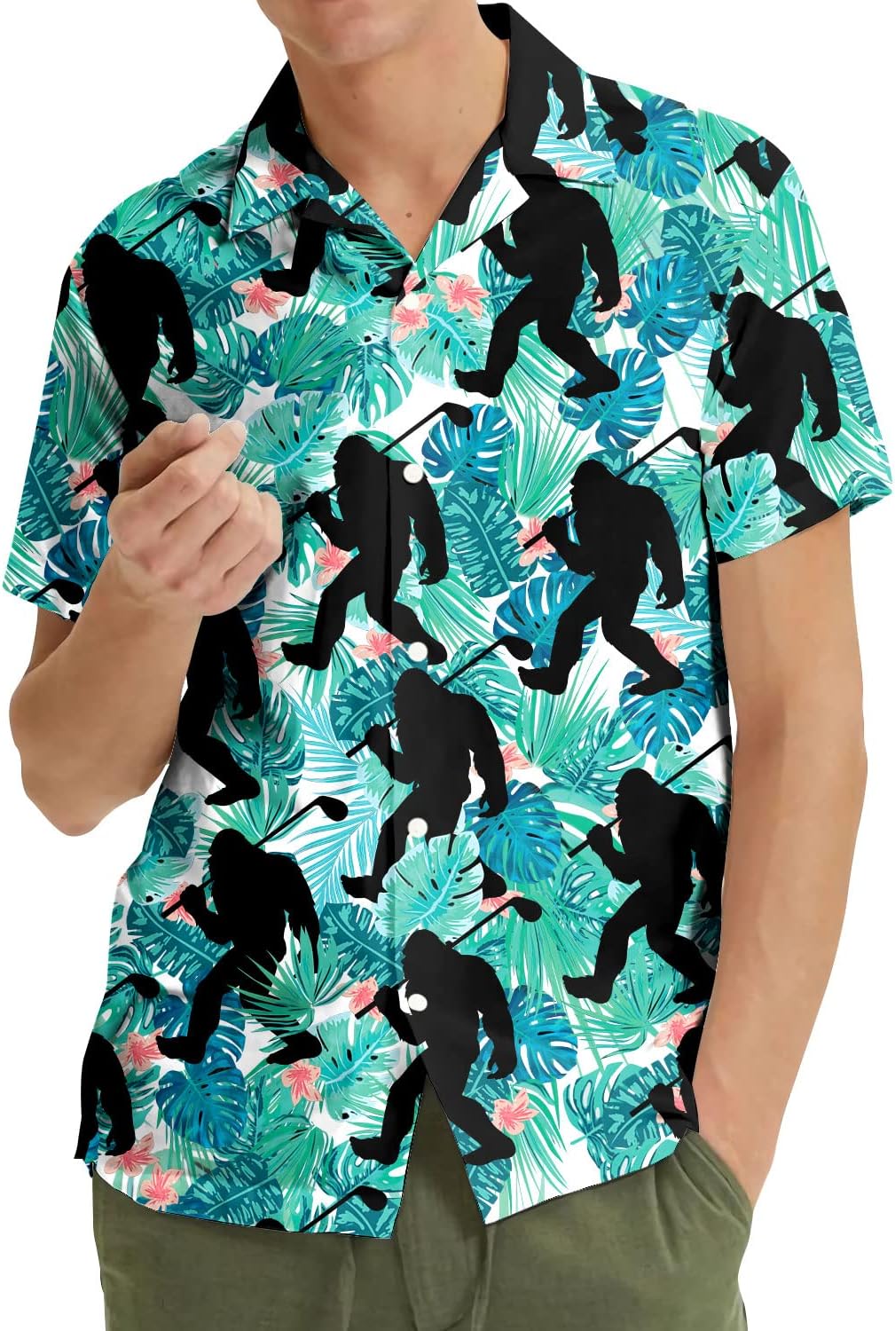 Hawaiian Shirt for Men Aloha Vintage Mens Hawaiian Shirts Short Sleeve Button Down Shirt Men