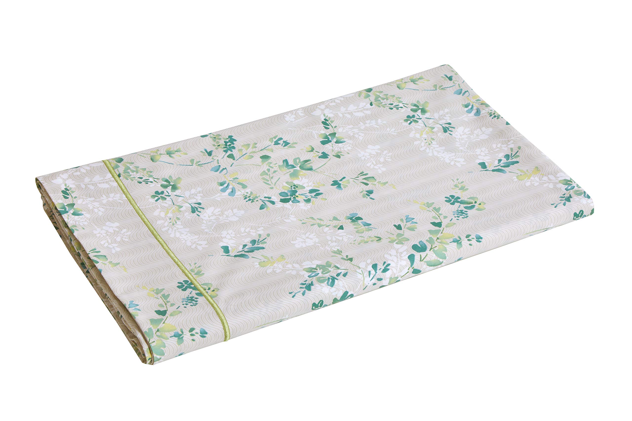 Blanc des VosgesSous le Vent Emerald Sheet 180 x 290 cm 100% Cotton Percale 80 Threads/cm2