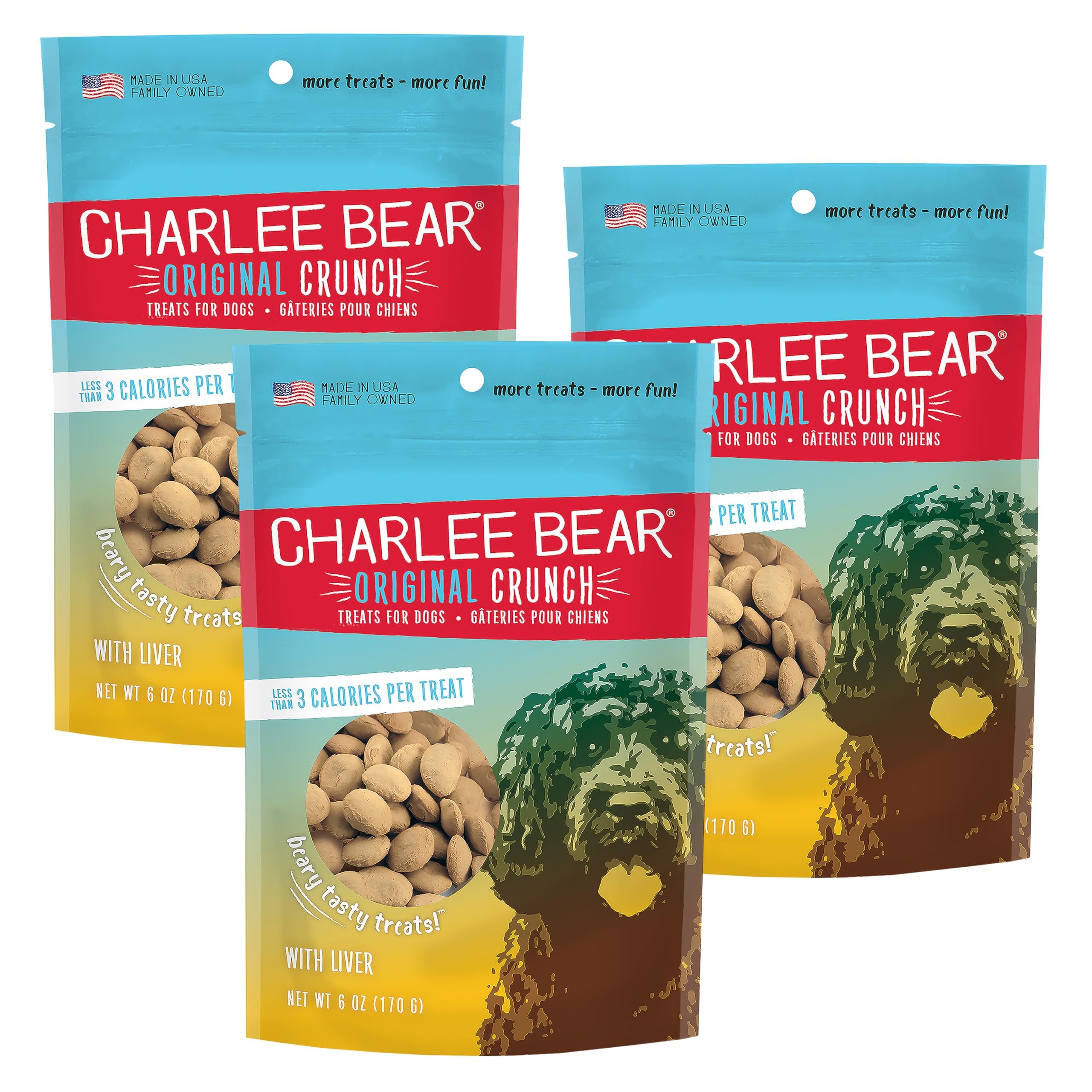 Charlee Bear Original Crunch Dog Training Treats