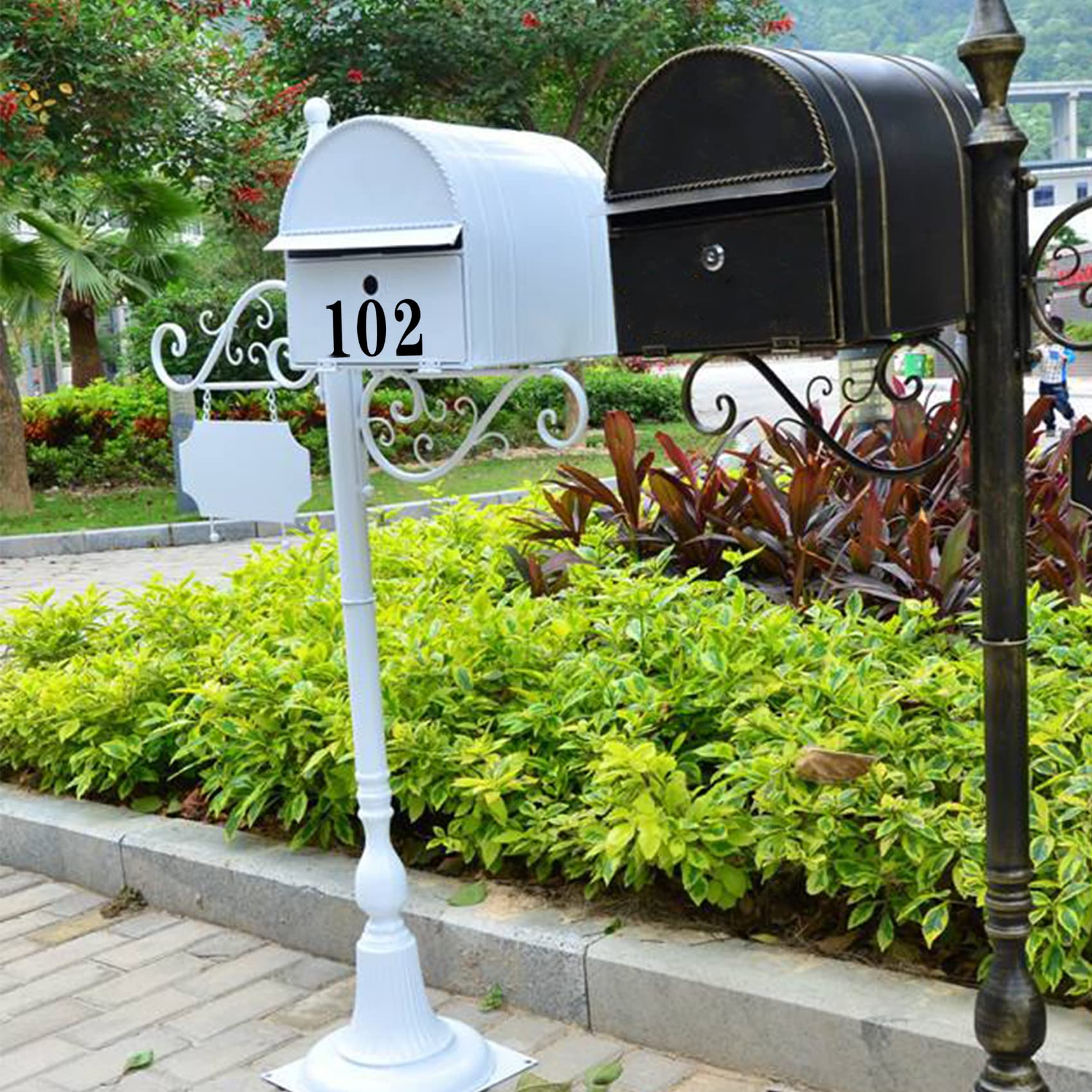 Adesivi Numeri Civici Impermeabili - 4 Fogli 160 Pezzi, Vinile, 5x2.5cm, Per Cassette Postali E Finestre - Foto 14