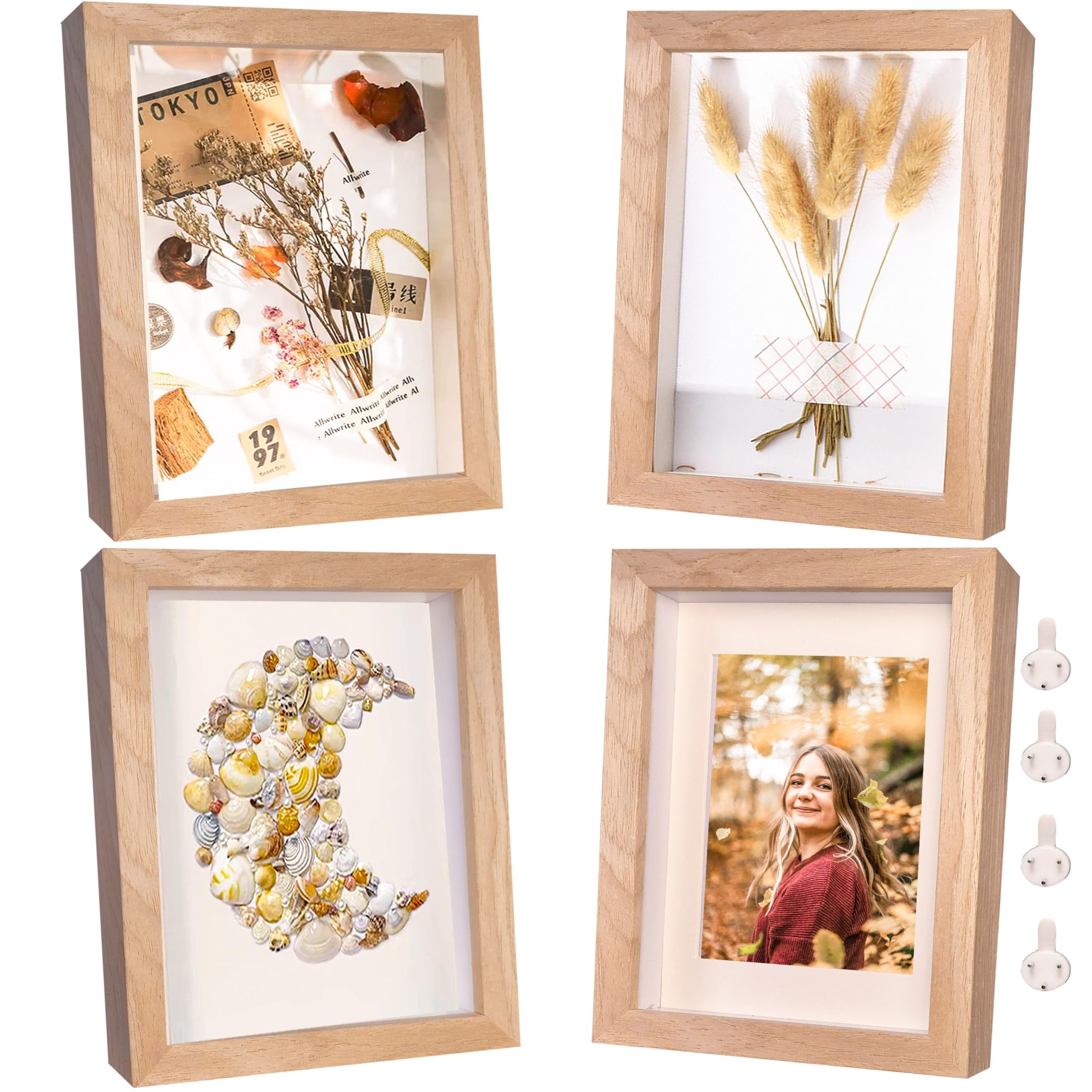 Rustic Shadow Box Frames Latitude Run® 5X7 Shadow Box Frame Small ...