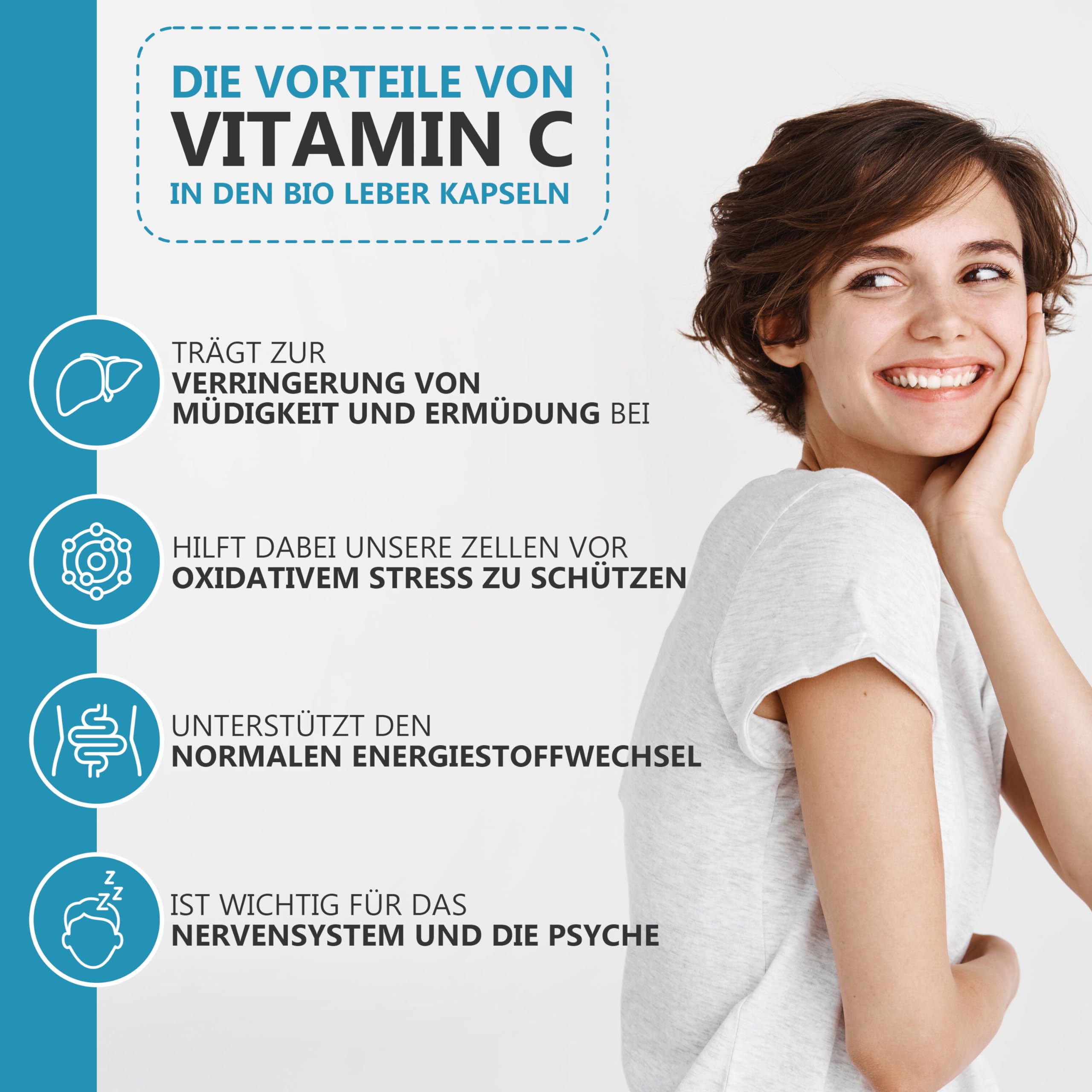 SolarisVital Leber Kapseln in Bioqualität 90 Stück - Kombination mit Artischocke, Mariendistel & Löwenzahn - Sinnvoll abgerundet mit Ginseng & Vitamin C - Produziert in Deutschland