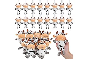 Lewtemi Cow Stress Ball Keychains: Adorable Companions for Stress Relief and Cheer