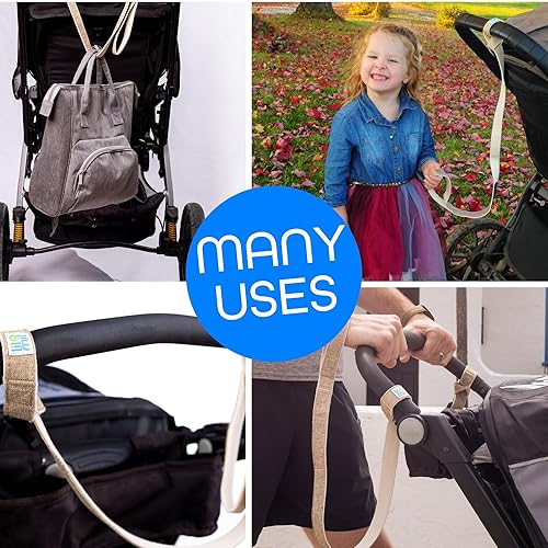 Miniatura 4 de Lil & Mil Correa para cochecito  Correa de seguridad para muñeca perfecta para correr, viajar y paseos montañosos  Accesorio universal para