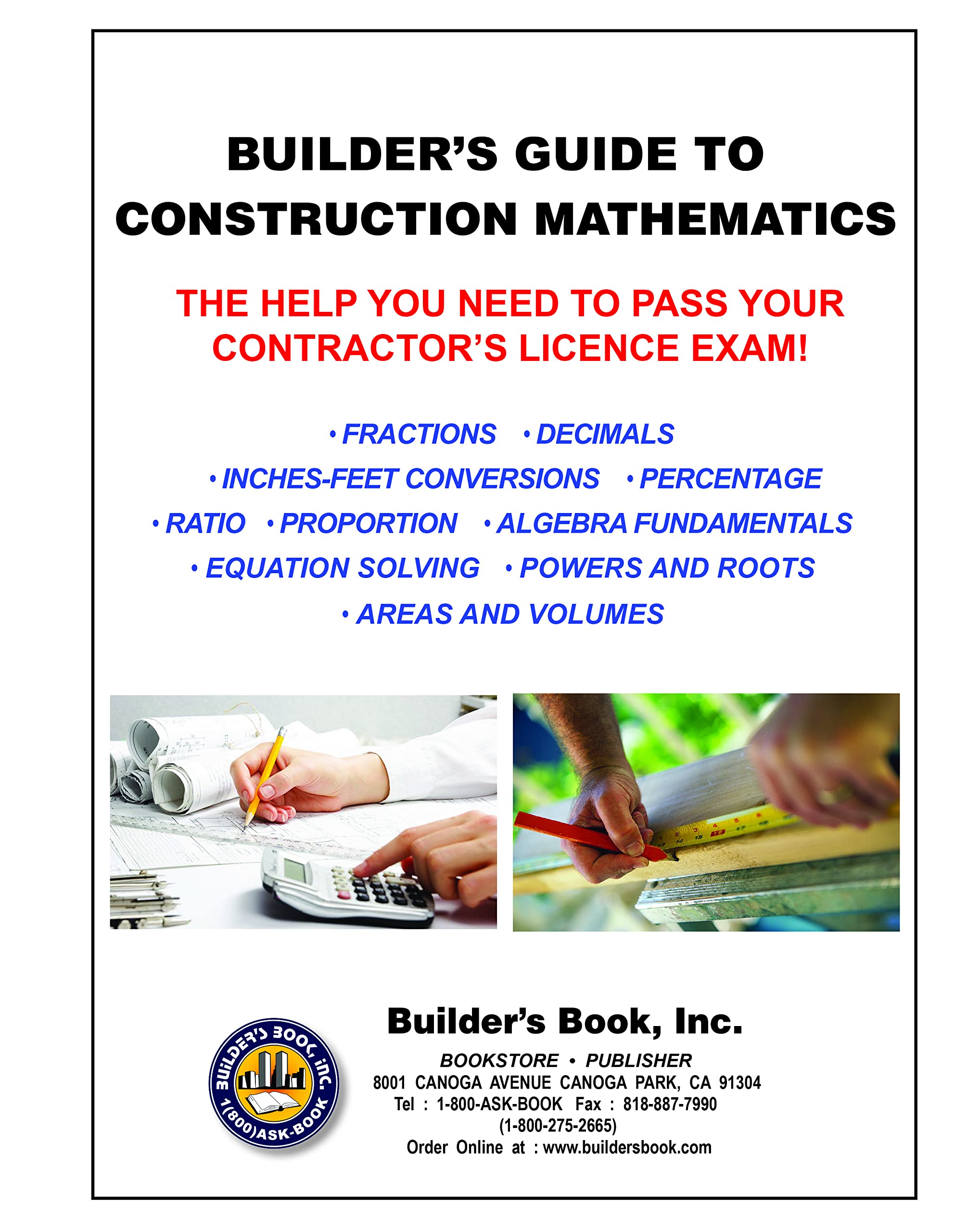 Cpnstruction Math Buy Builder's Guide to Construction Mathematics Online at desertcartINDIA