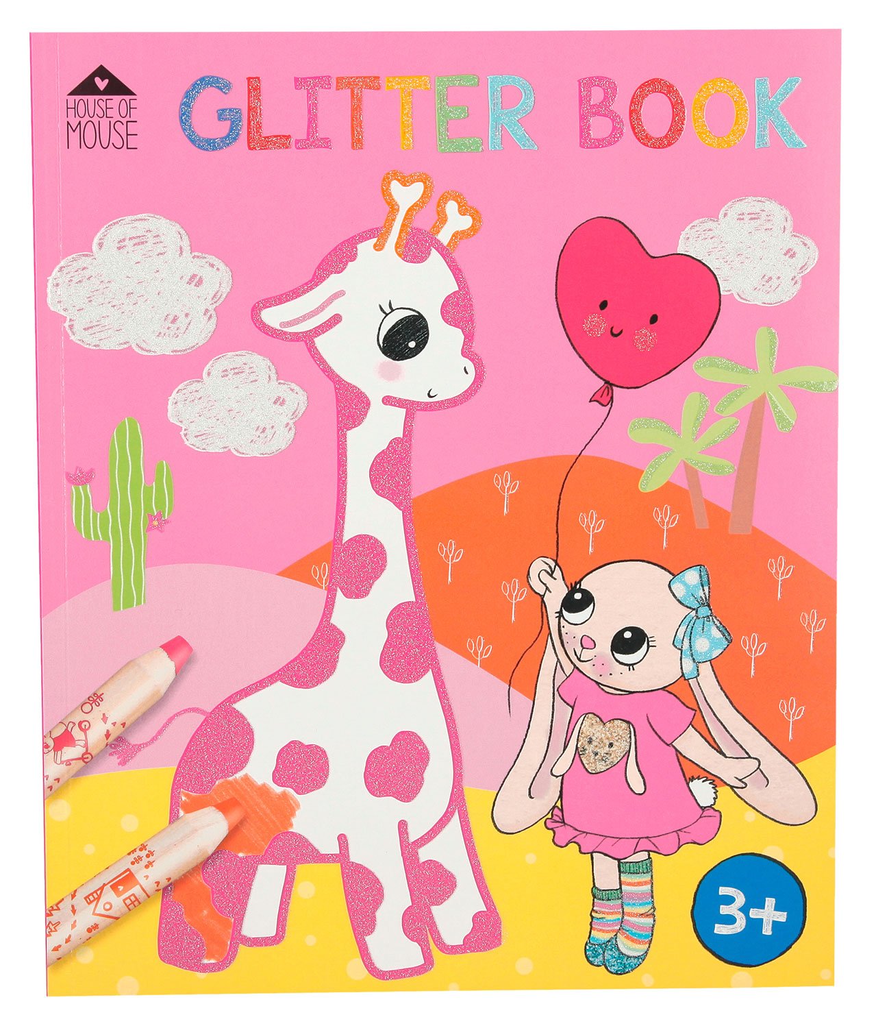 Depesche 8919 - Libro para Colorear con Purpurina, House of Mouse