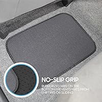 Vista 25 de BDK Premium Carpet Floor Mats for Cars - Universal Fit Interior 4-Piece Car Mats Full Set with Vinyl Heel Pad Protector - Cute Car Accessories