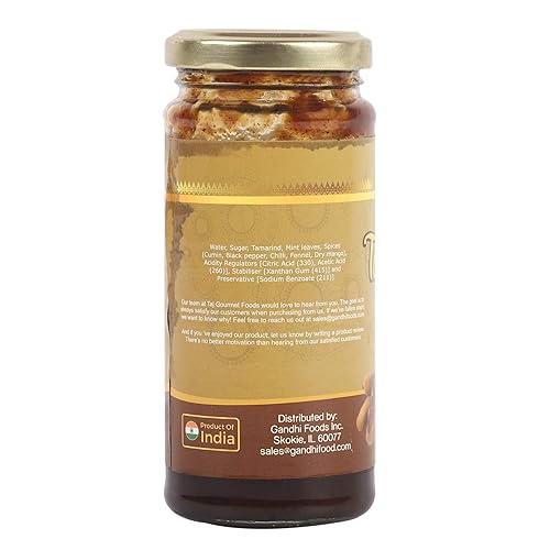 Miniatura 3 de TAJ Gourmet Tamarind Chutney imli chutney 320g 112oz