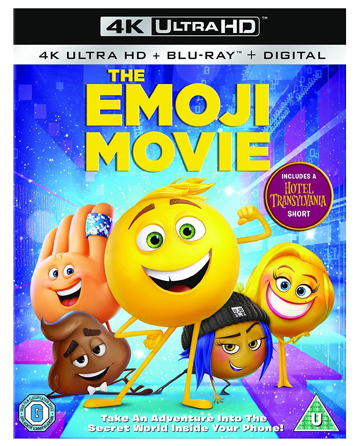 The Emoji Movie (4K UHD + Blu-ray + Digital HD + UV) (2-Disc) (Uncut | Region Free 4K Ultra HD / Blu-ray | UK Import)