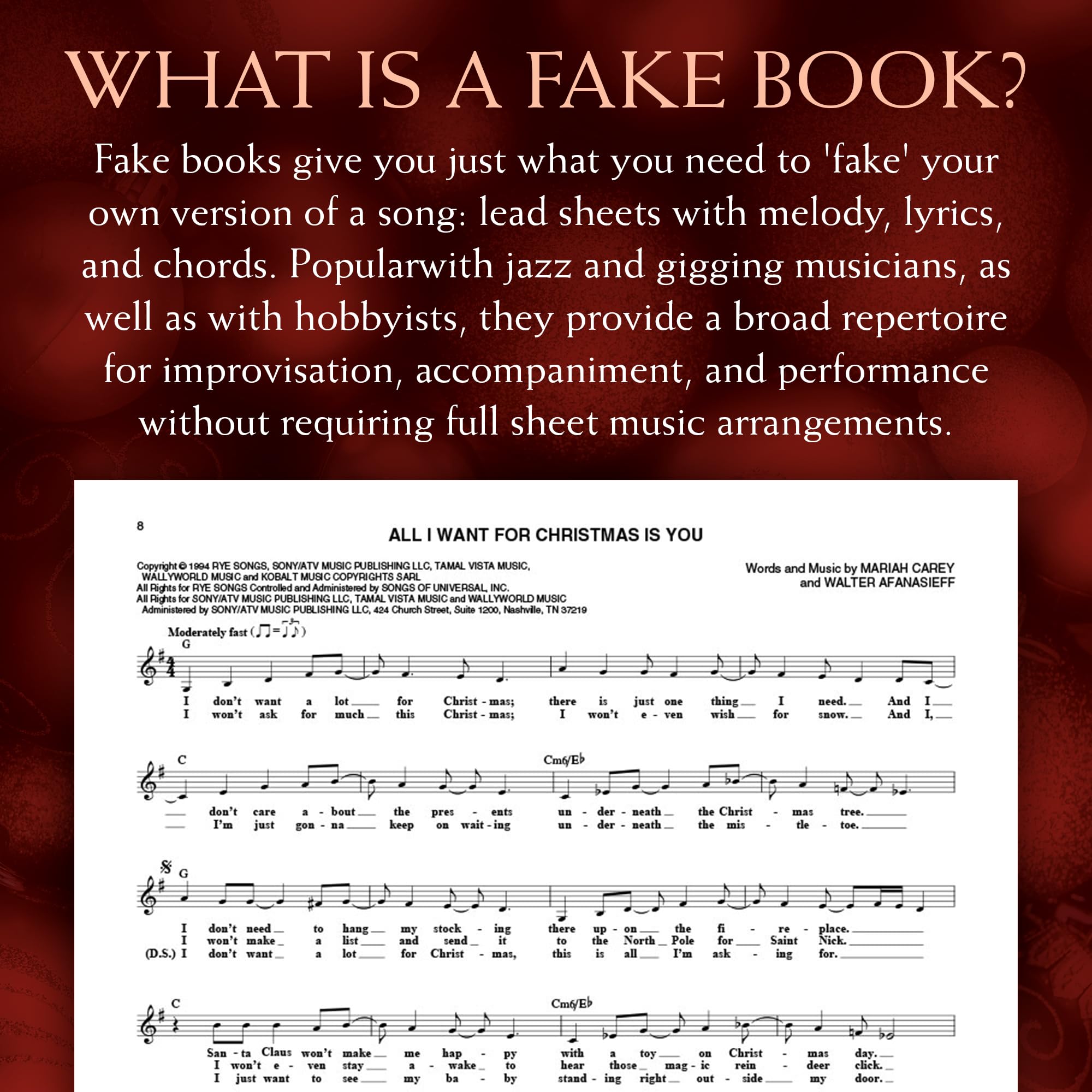 Ultimate Christmas Fake Book - 6th Edition | 270 Holiday Songs with Lyrics, Chords and Melody | Piano, Vocal and Guitar Sheet Music - Image 9