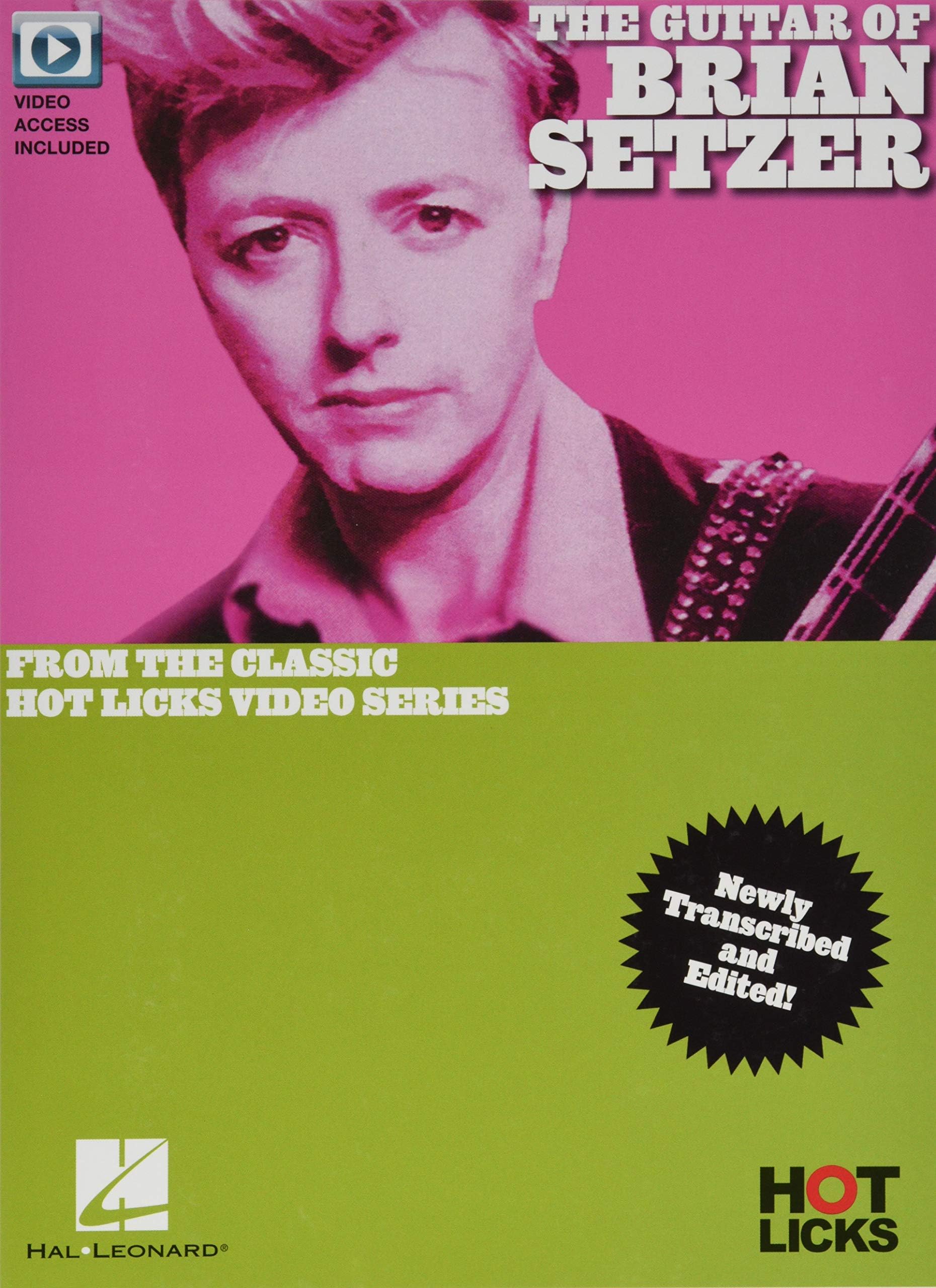 The Guitar of Brian Setzer Book/Online Media (Hot Licks)