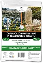 GebEarth® Non-Woven Fabric for Plants, Winter Plant Covers, Anti-Frost TNT Hood 17 g/m²【1 x 1.6 m – 3 Hoods】