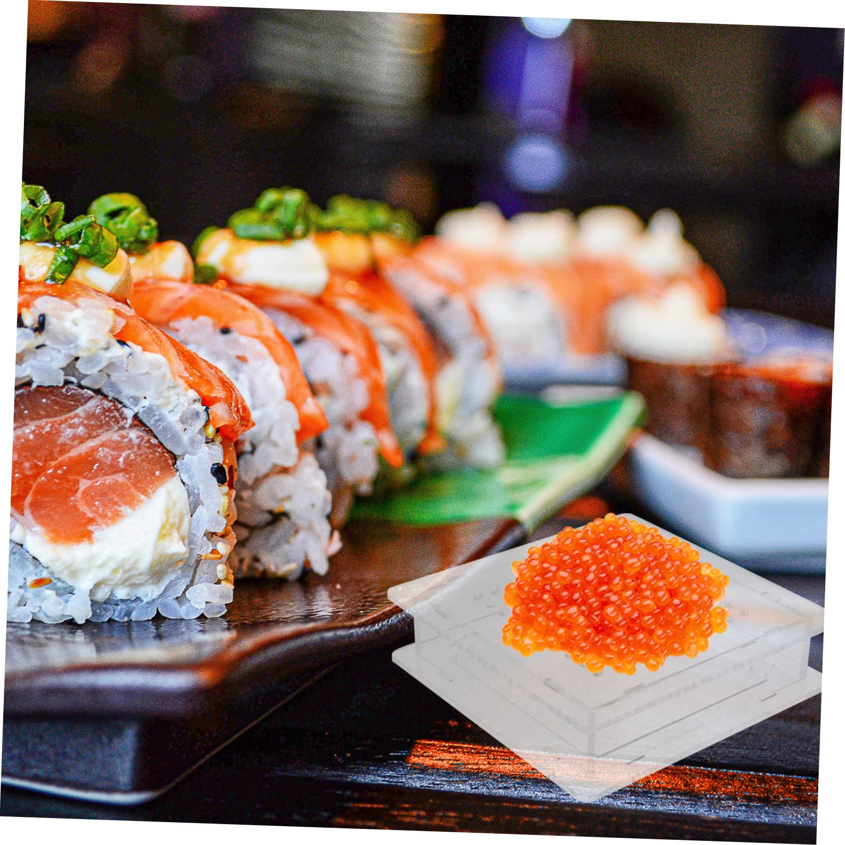 Box Caviar Generator Spherification Tool Caviar Dispenser Acrylic Roe Sauce Dispenser Molecular Gastronomy Tool Caviar Maker Caviar Making Supplies Caviar Making Tool