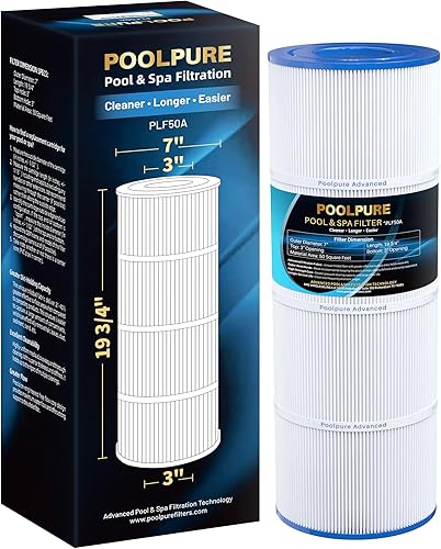 POOLPURE Filtro de repuesto para Hayward C500, CX500-RE, PA50, Ultral-A11, PP-A11, Unicel C-7656, Filbur FC-1240, FC-0625, FC-0620, cartucho de POOLPURE Filtro de repuesto para Hayward C500, CX500-RE, PA50, Ultral-A11, PP-A11, Unicel C-7656, Filbur FC-1240, FC-0625, FC-0620, cartucho de