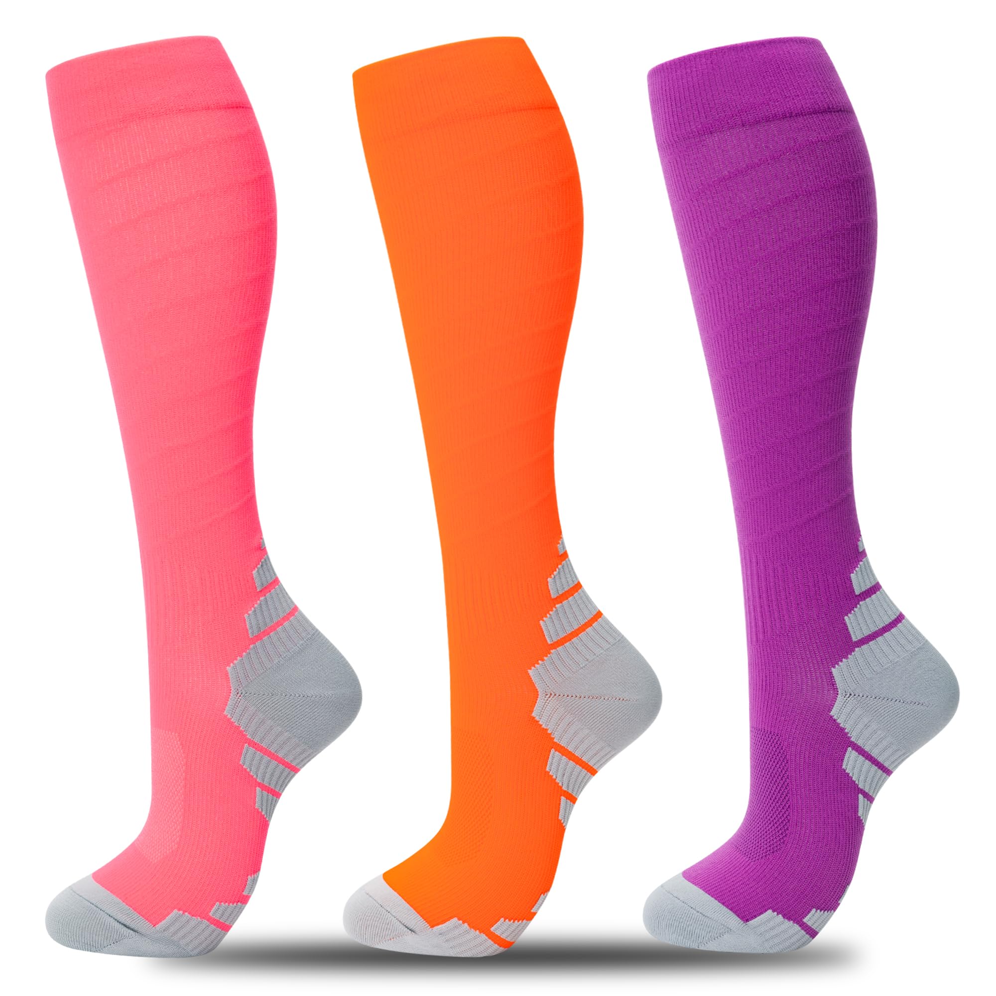 fenglaoda 3 Pairs Compression Socks - Compression Socks | Mubboo