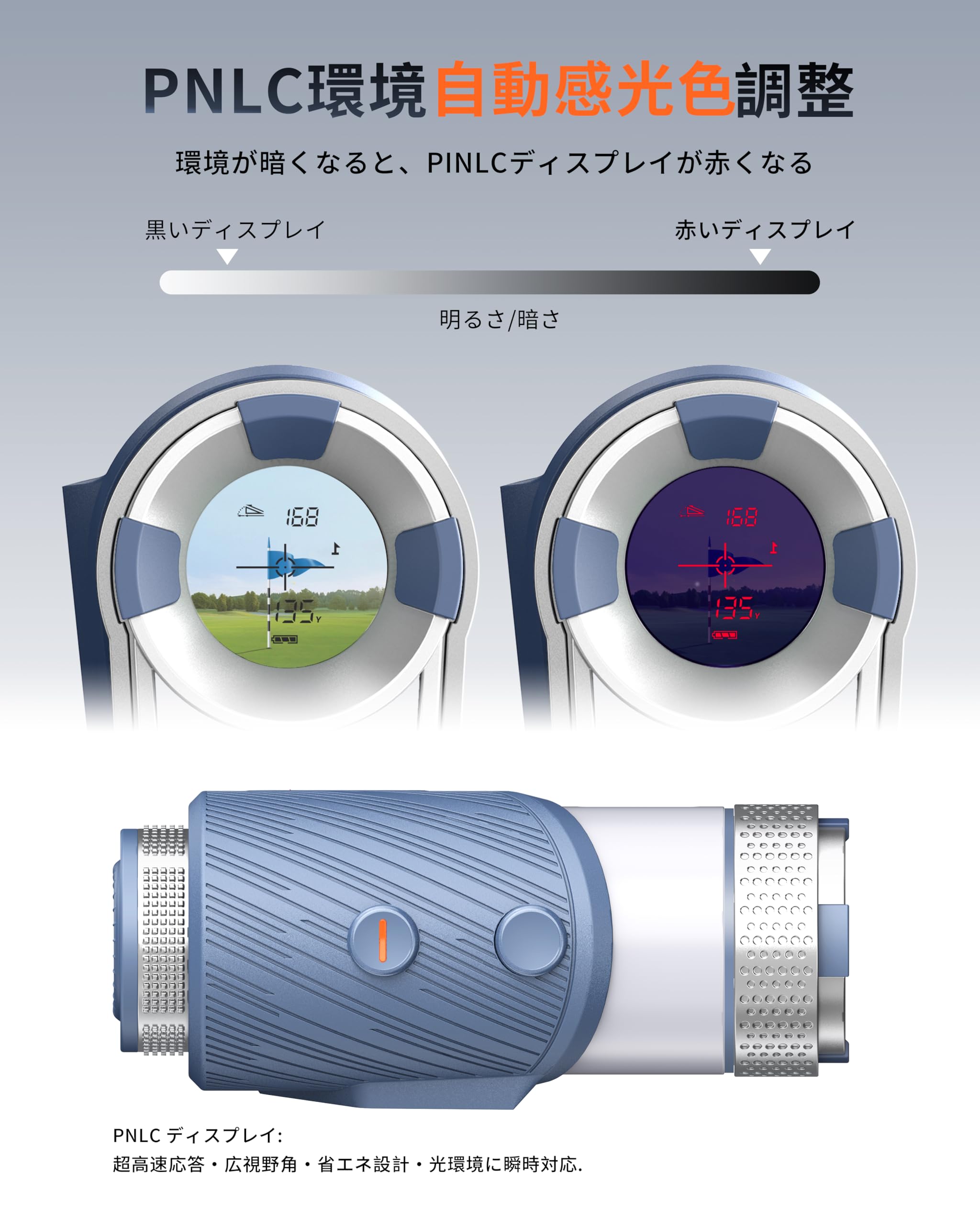 Amazon.co.jp: DORMIE ゴルフ 距離計 T100 PRO 最速0.02S測定 赤色