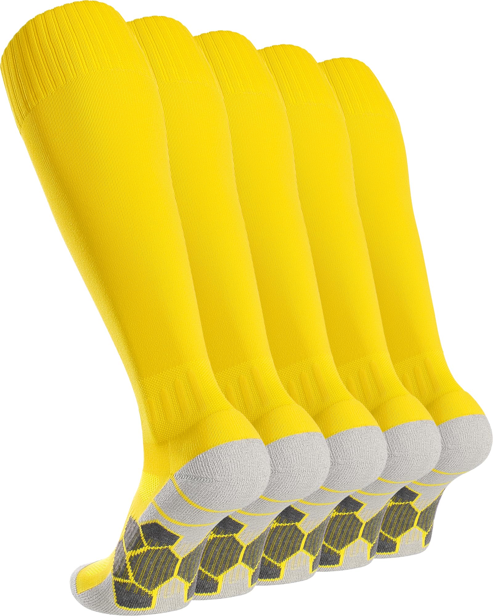 APTESOL Soccer Socks Knee High Team Sport Socks for Kids Youth Adult