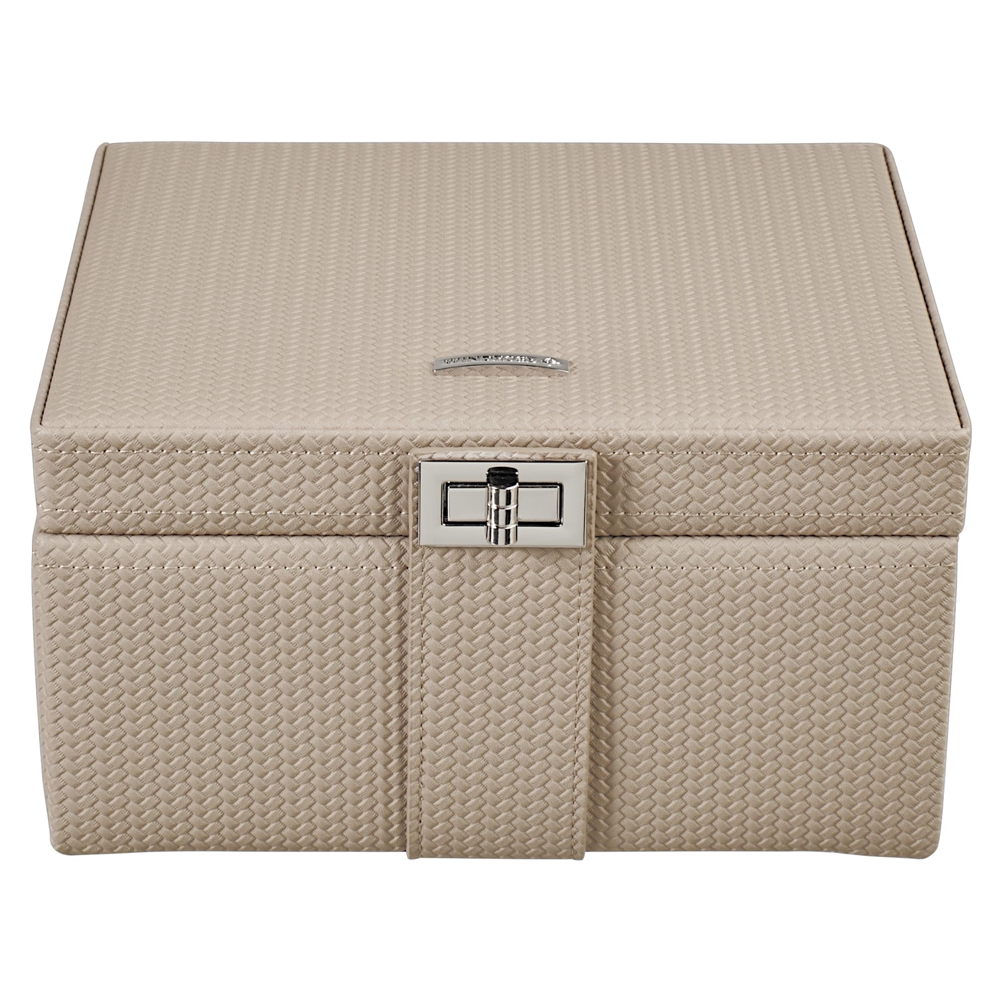 Windrose Schmuckkoffer M mit Einsatz Corbello/taupe