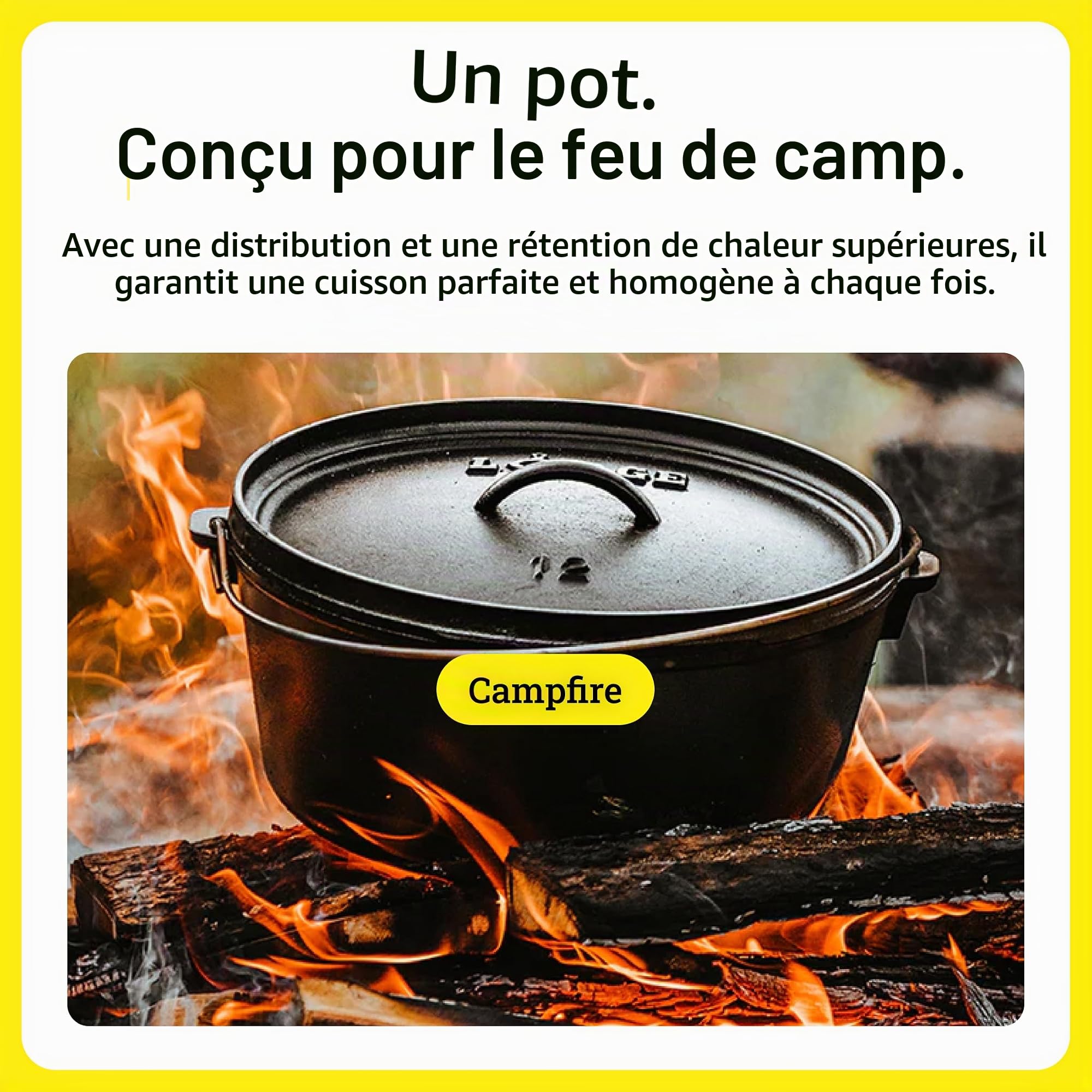 Lodge L12DCO3 Faitout Fonte