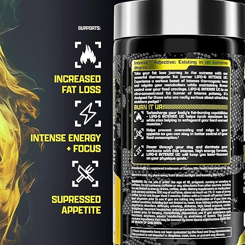 Miniatura 3 de Nutrex Research Lipo6 Black Intenso Ultra Concentrado Termogénico Quemador de grasa abdominal para hombres y mujeres  Suplemento dietético para