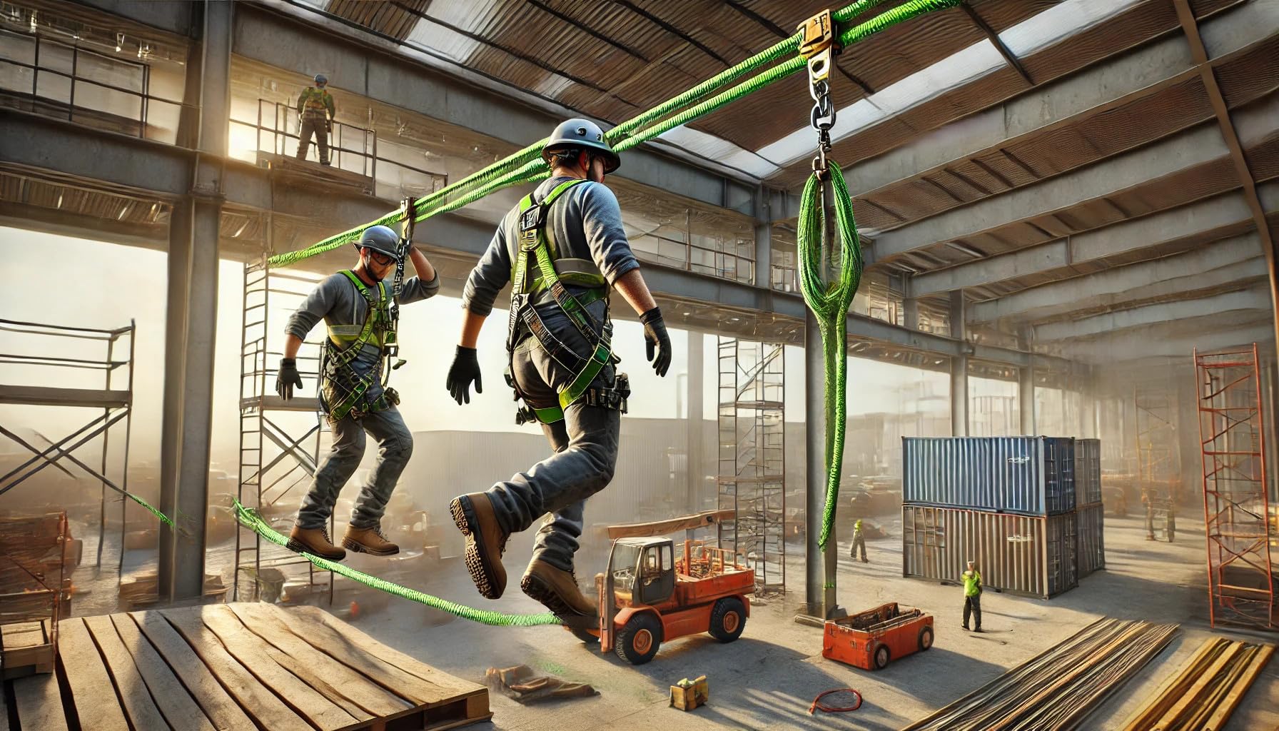 KRATOS SAFETY Ligne de Vie temporaire en Sangle