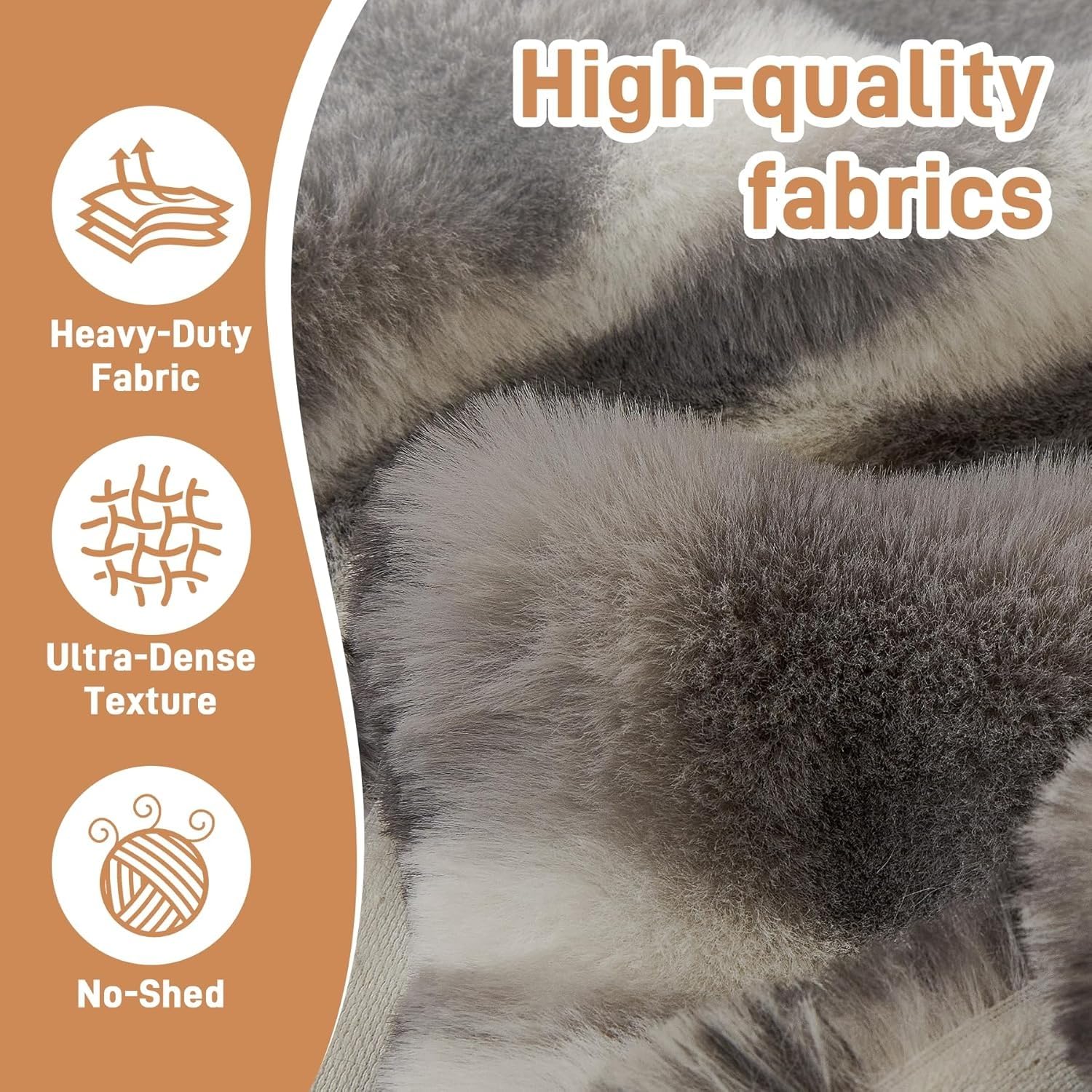 Sofabezug Dicker Warmer Plüsch mit 3D-Blasen-Design flauschig gemütlich Überwurf für Couch, Stuhl, Sofa, Bett Weiche waschbare Sofaabdeckung als Hundedecke und Sofaschutz(Coffee-Milk,70.9x102in)