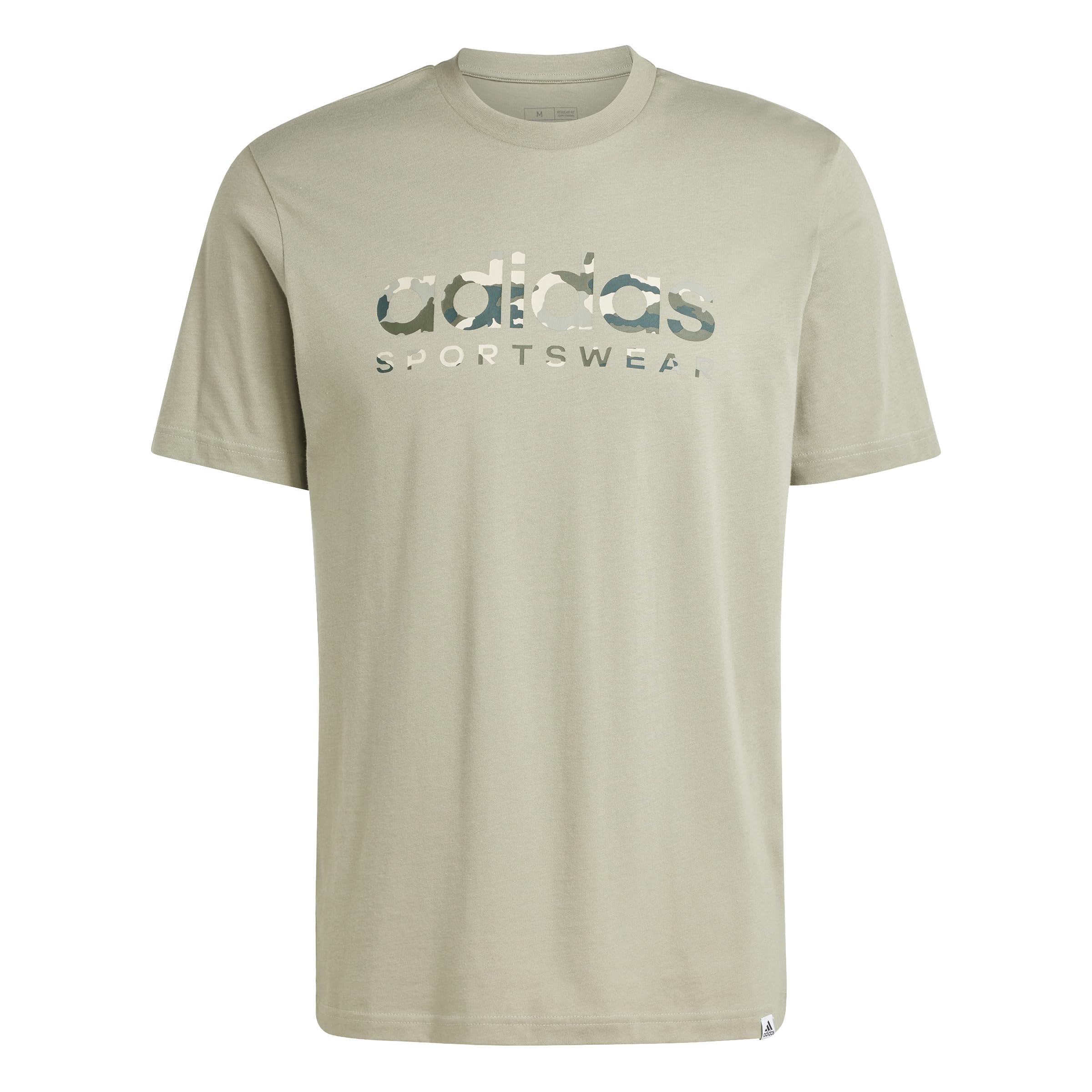 adidas Playera con Estampado Lineal de Camuflaje Playera con Estampado Lineal de Camuflaje Hombre